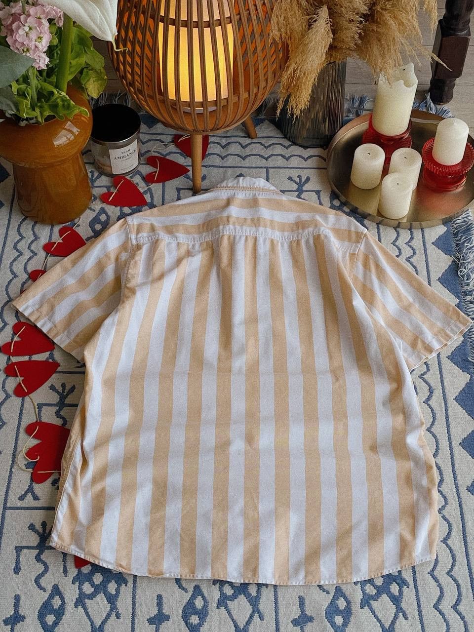 Norse Projects Norse Projects Theo Oxford Shirt Yellow Stripe Short Sleeve Size US XL / EU 56 / 4 - 4 Thumbnail