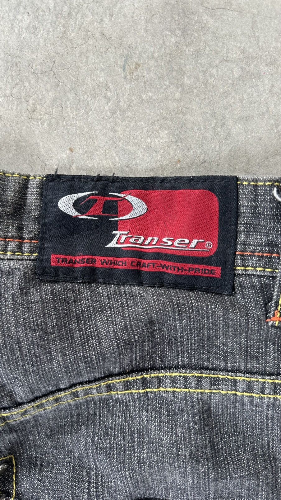 Japanese Brand Y2K TRANSER BAGGY PATCH DENIM PANT Size US 30 / EU 46 - 15 Thumbnail