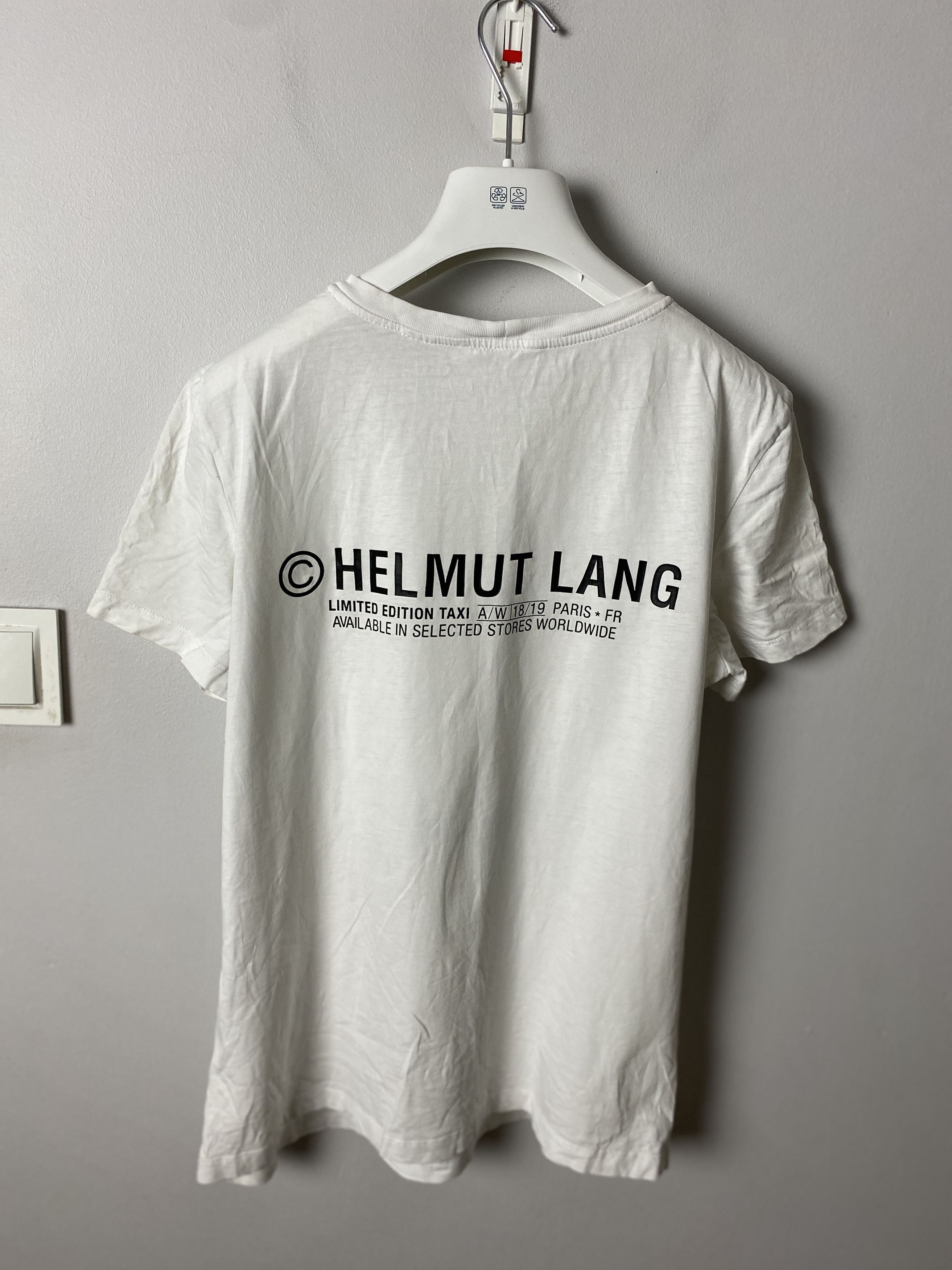 Helmut Lang × Luxury Helmut Lang Taxi print t-shirt tee | Grailed