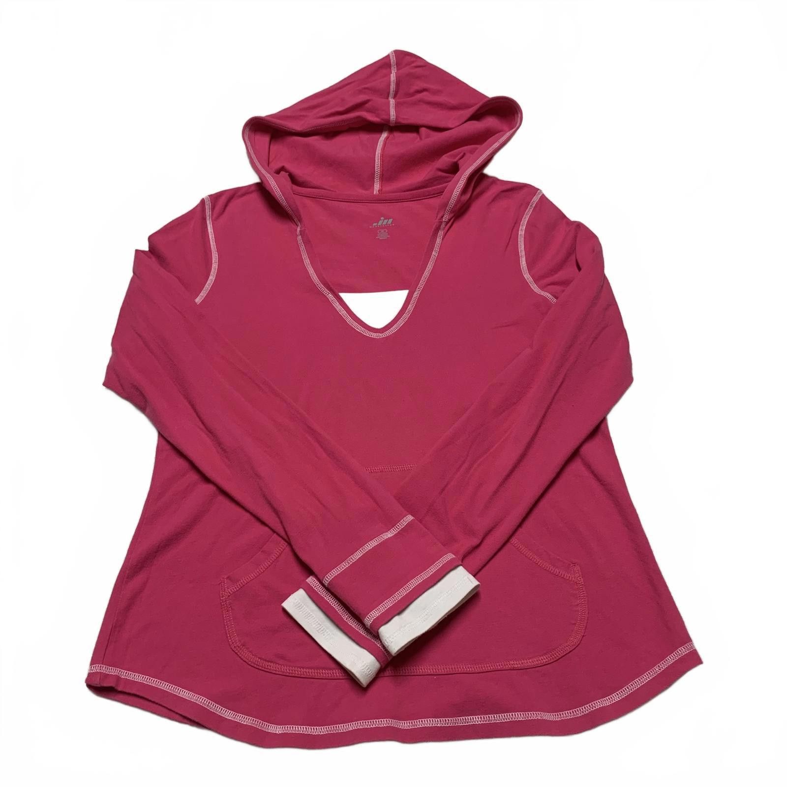 Other JU MORETULTRA Women's M Pink Hooded Long Sleeve Top Size M / US 6-8 / IT 42-44 - 1 Thumbnail