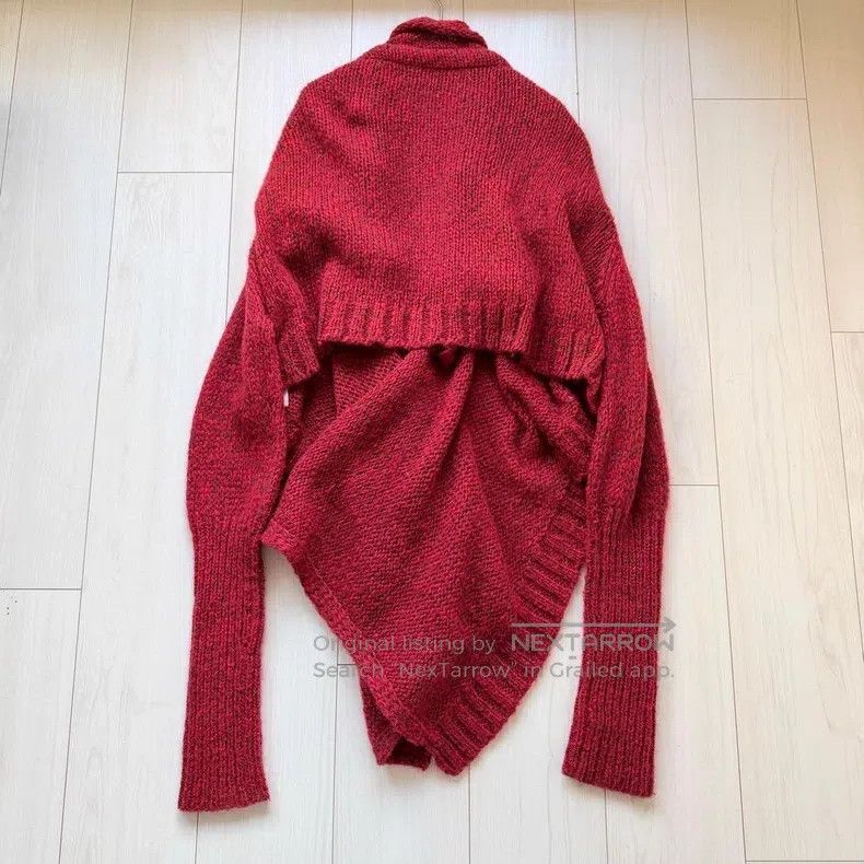 Vivienne Westwood Vivienne Westwood Mixed wool knitted cardigan with transfo Size M / US 6-8 / IT 42-44 - 2 Thumbnail