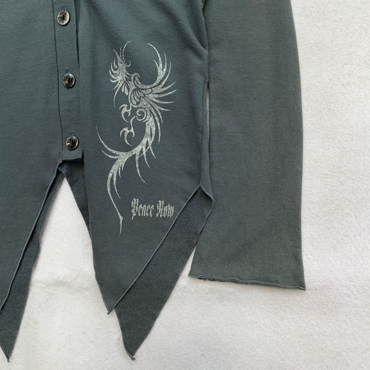 Japanese Brand 2000s Peace Now Pheonix Edge Embrace Cardigan Size M / US 6-8 / IT 42-44 - 4 Thumbnail