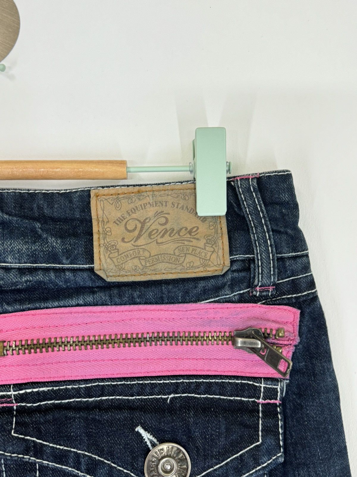 Designer × Japanese Brand × Vintage VTG VENCE DAICOCK PRINTED PATCHES DENIM Size US 30 / EU 46 - 12 Thumbnail