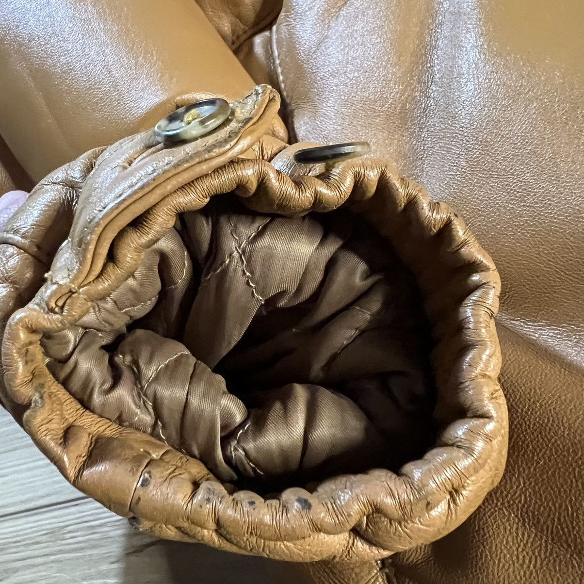 Supreme Supreme FW15 Tan Leather Down Puffer Jacket Fur Trim Size US L / EU 52-54 / 3 - 12 Thumbnail