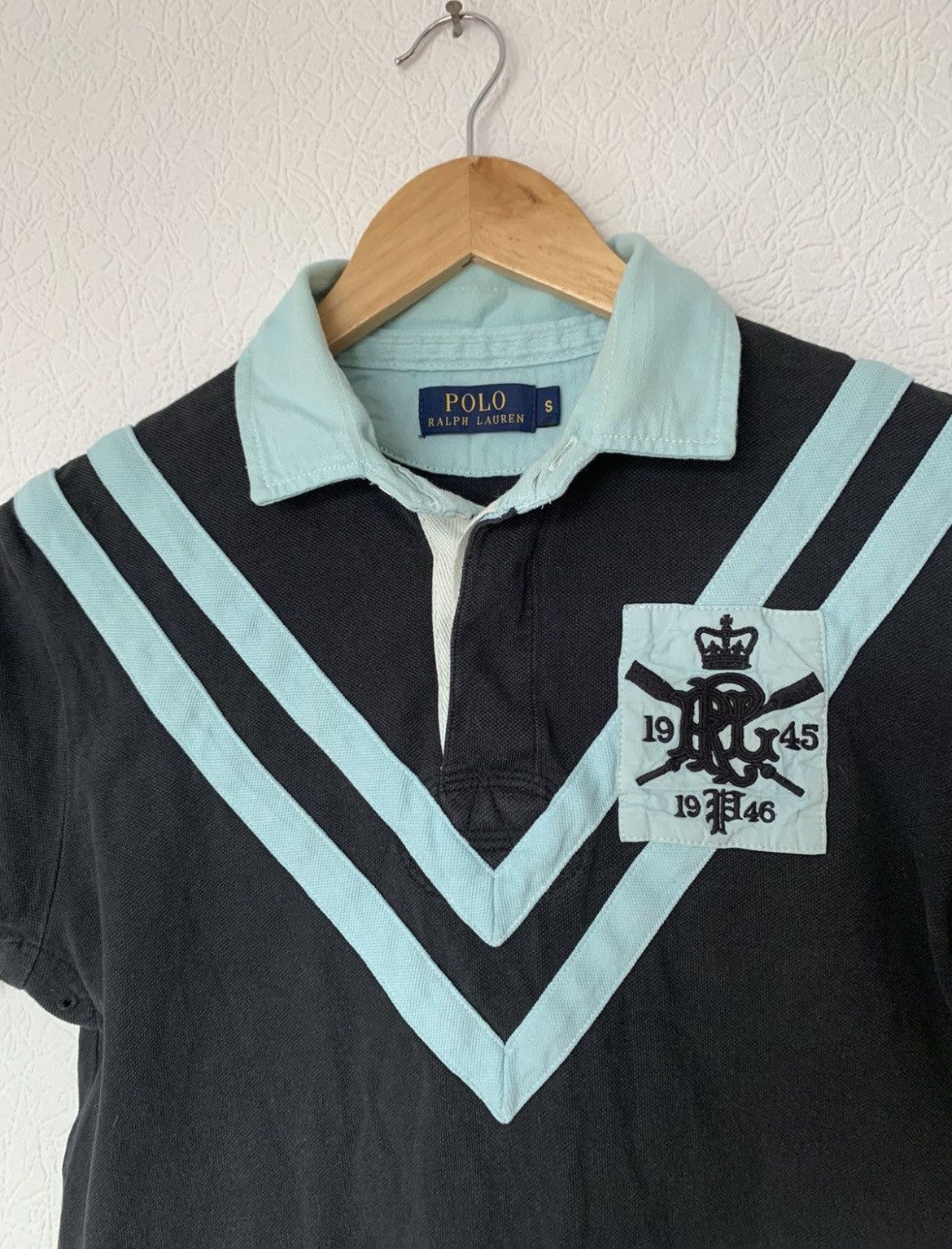 Ralph Lauren Vintage Polo Ralph Lauren Rugby Racing Tee shirt Y2K style Size US S / EU 44-46 / 1 - 2 Thumbnail