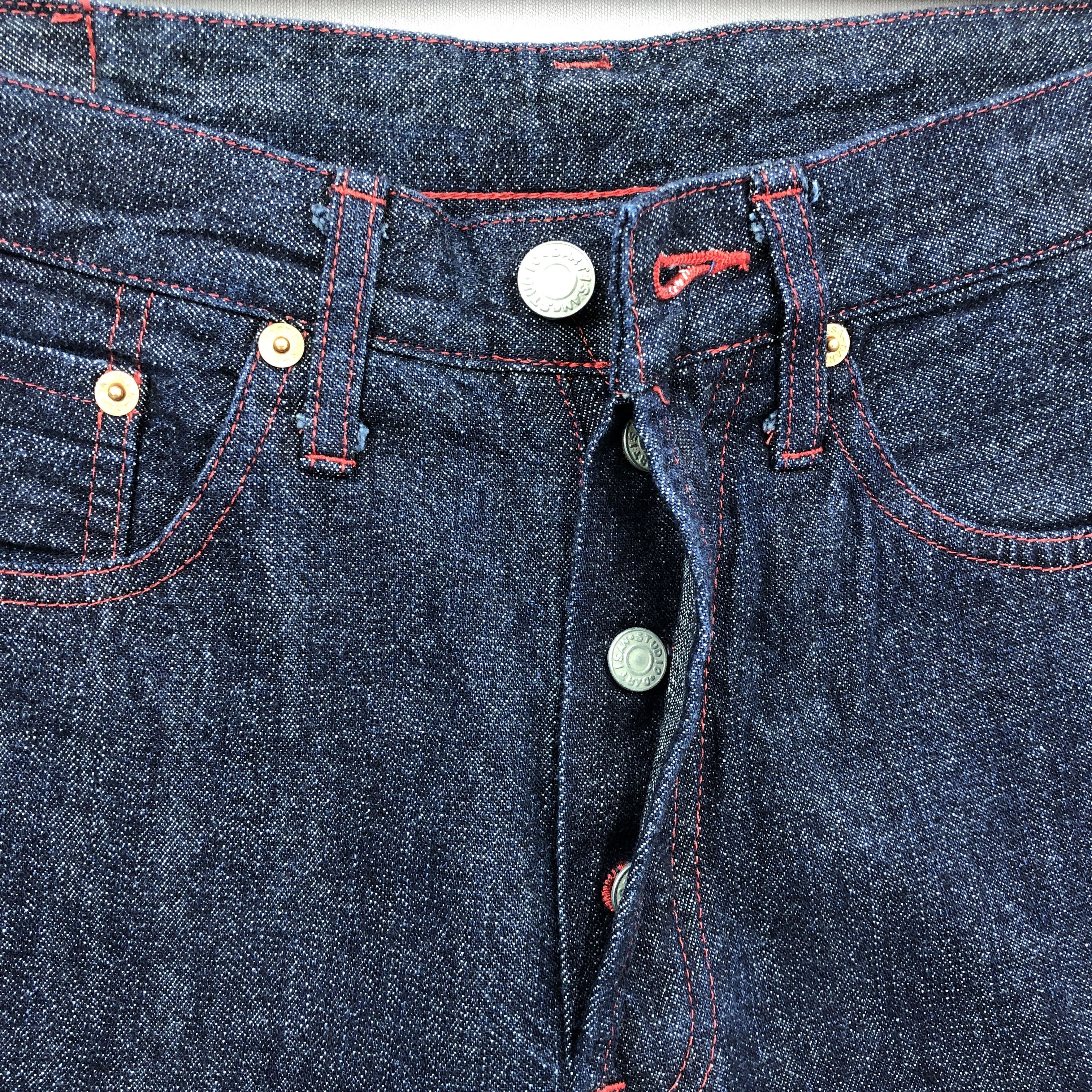 Studio D'Artisan Crazy NWT Vintage Y2K Studio D'Artisan Selvedge Jeans Denim Size 28" / US 6 / IT 42 - 5 Thumbnail