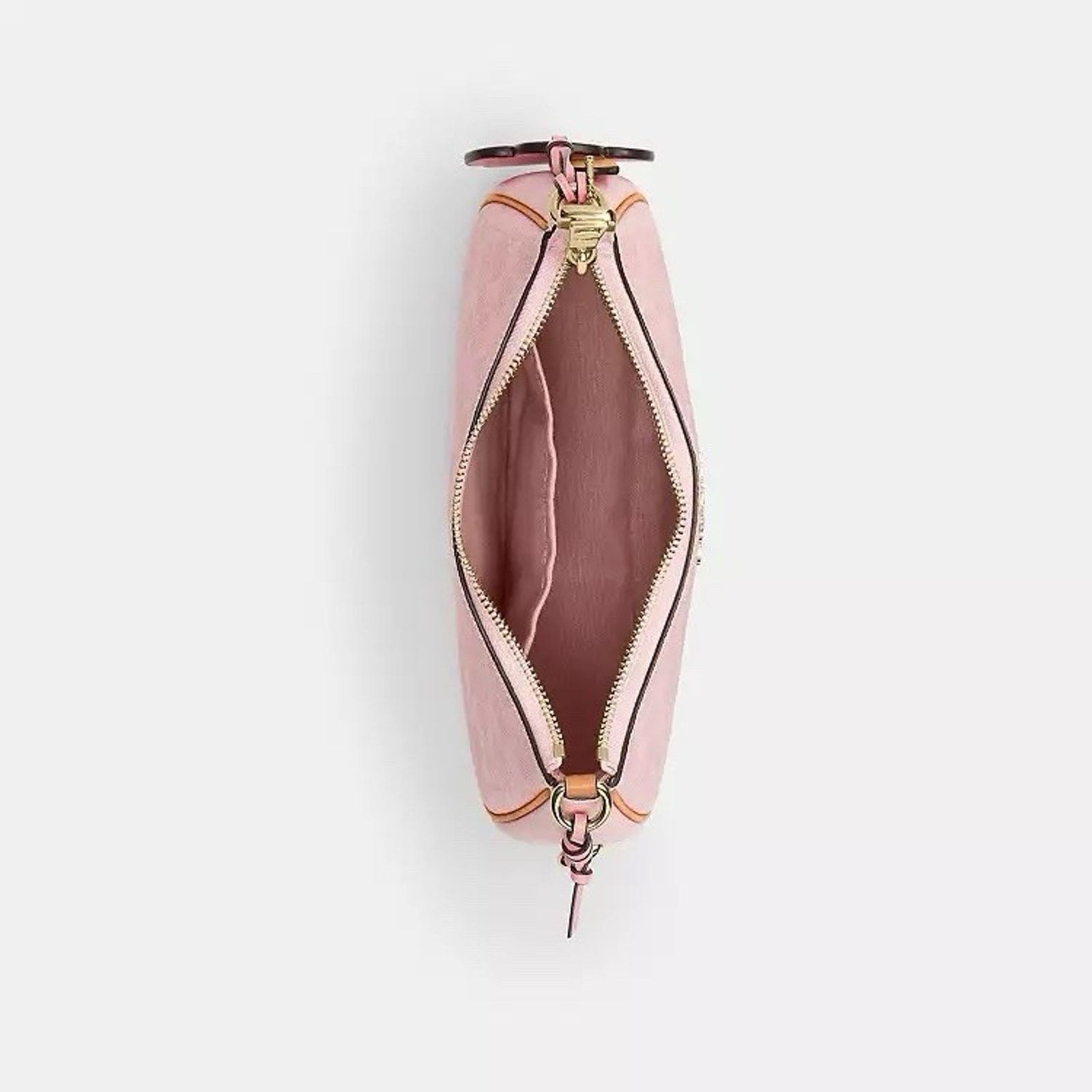 Coach NWT Coach Gold Powder Pink Teri Shoulder Bag Charms CEA20 Size ONE SIZE - 14 Thumbnail