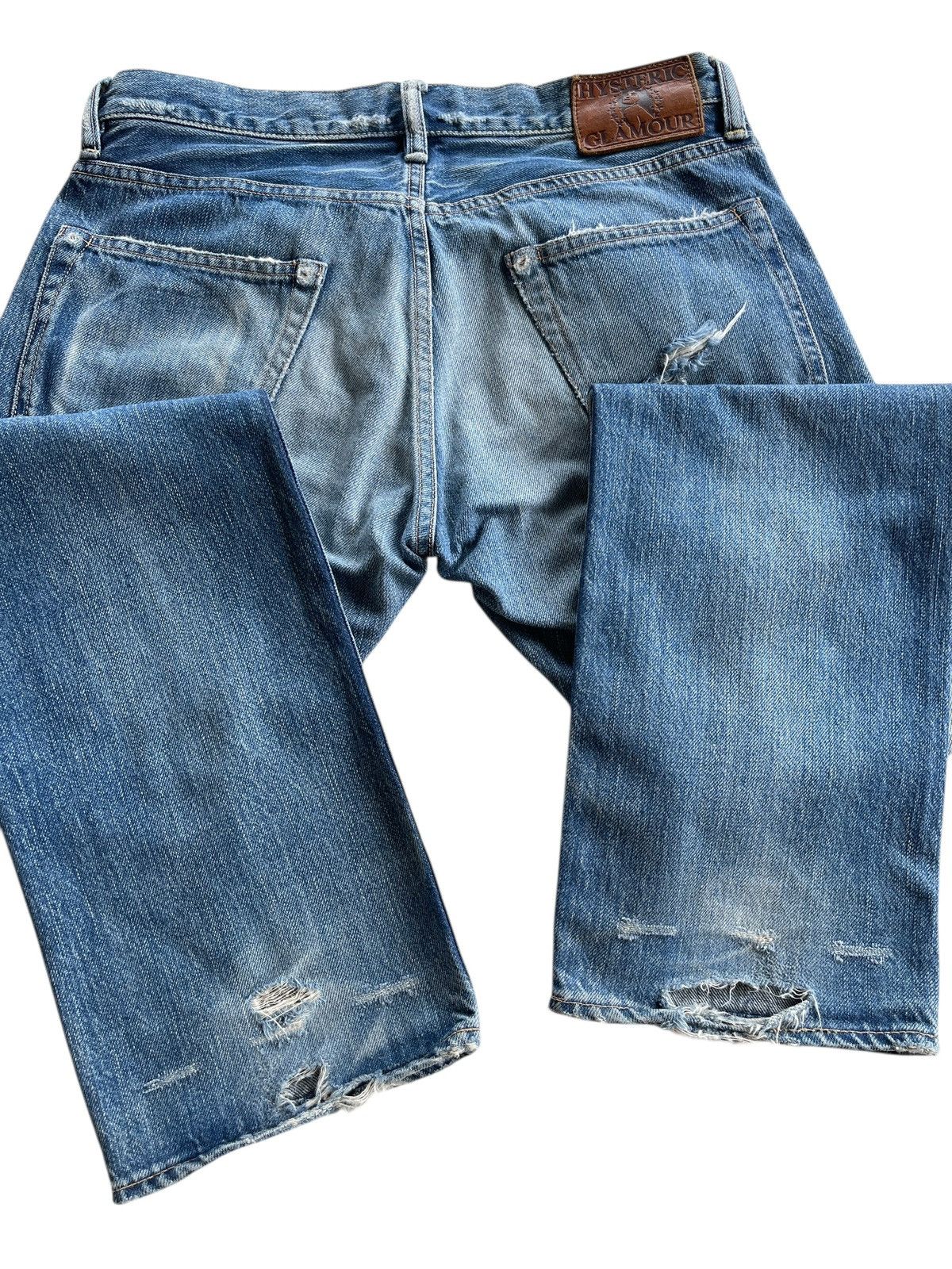 Hysteric Glamour Hysteric Glamour Studded Distressed Selvedge Denim Size US 30 / EU 46 - 10 Thumbnail