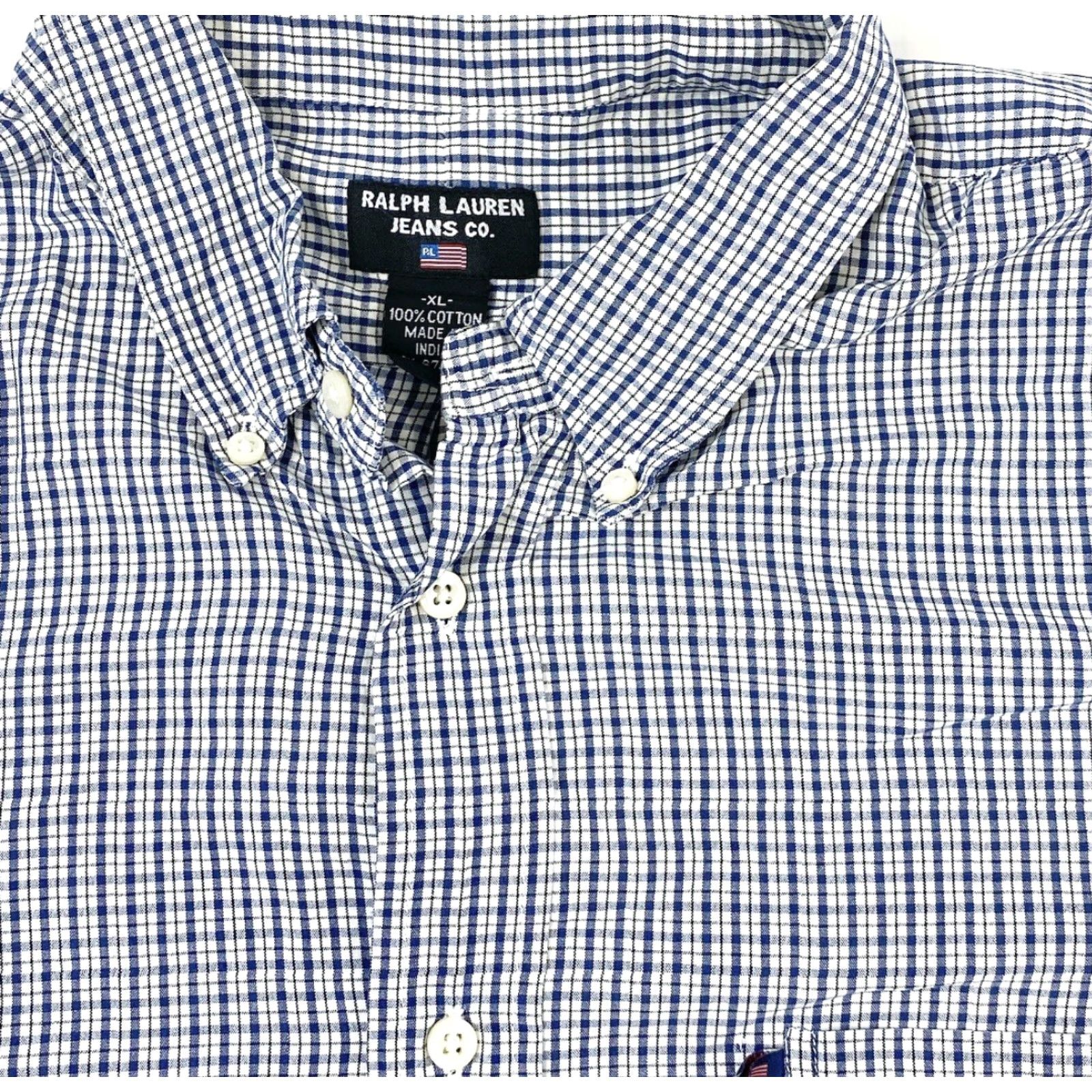 Ralph Lauren Ralph Lauren Jeans Co Button-Down Shirt Men XL Short Sleeve Multicolor EUC Size US XL / EU 56 / 4 - 2 Thumbnail