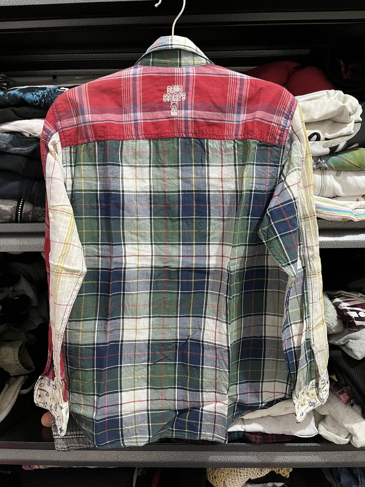 Hysteric Glamour 💸BINDINGOFFER💸Drug stores patch work shirt Size US M / EU 48-50 / 2 - 2 Thumbnail