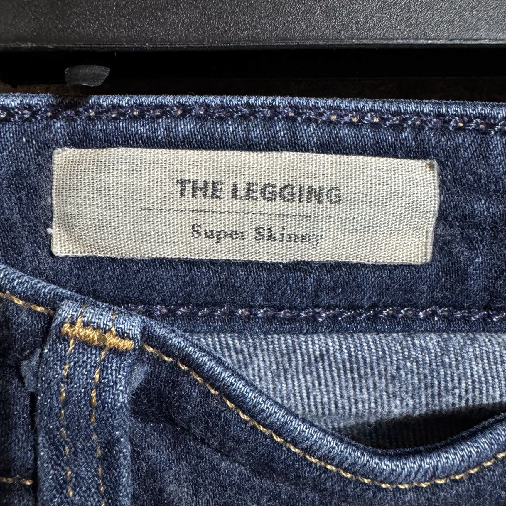 Vintage AG Adriano Goldschmied Legging Jeans Women 28R Super Skinny Stretch Chic 2010s Size 28" / US 6 / IT 42 - 5 Thumbnail