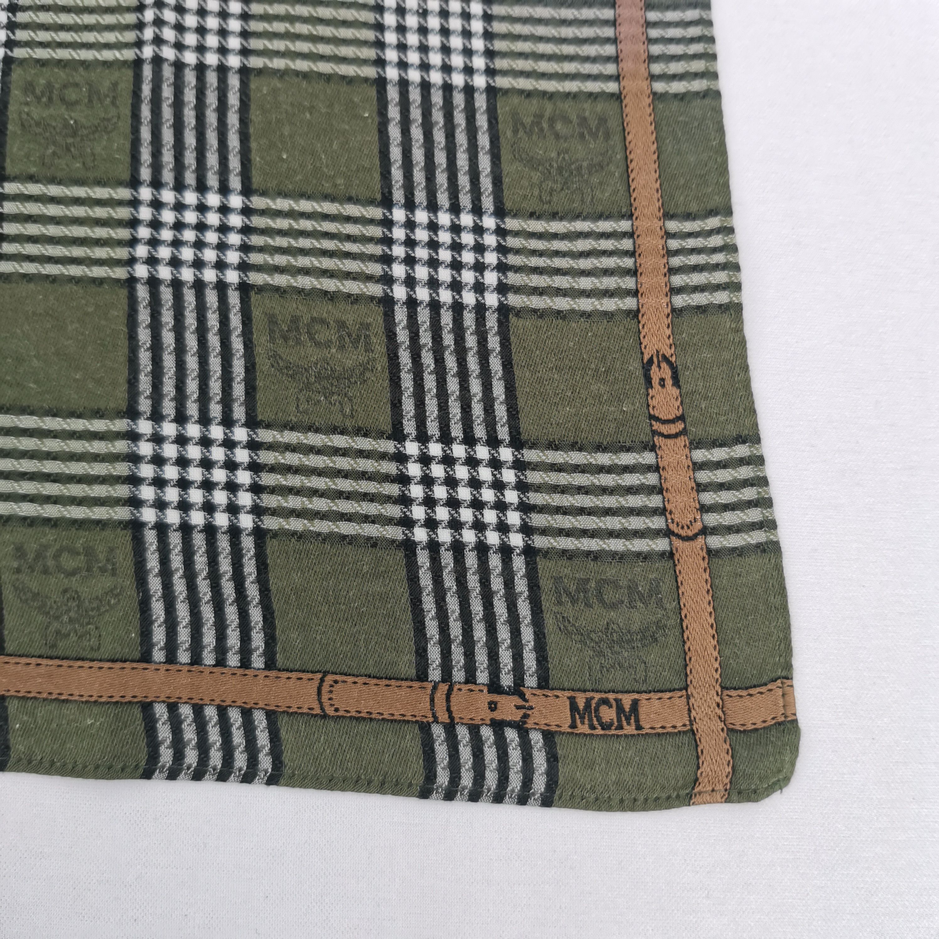 MCM Vintage MCM Handkerchief Bandana Pocket Square Size ONE SIZE - 3 Thumbnail