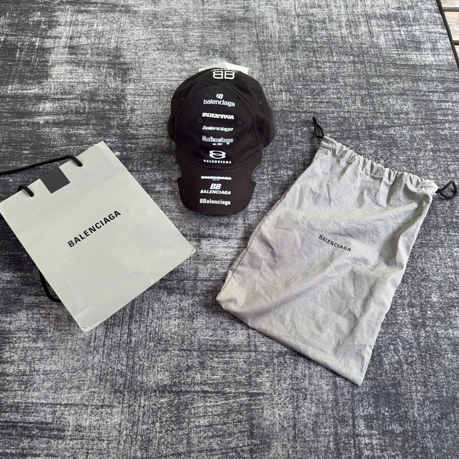Balenciaga Balenciaga Logo Baseball Cap Size ONE SIZE - 2 Thumbnail
