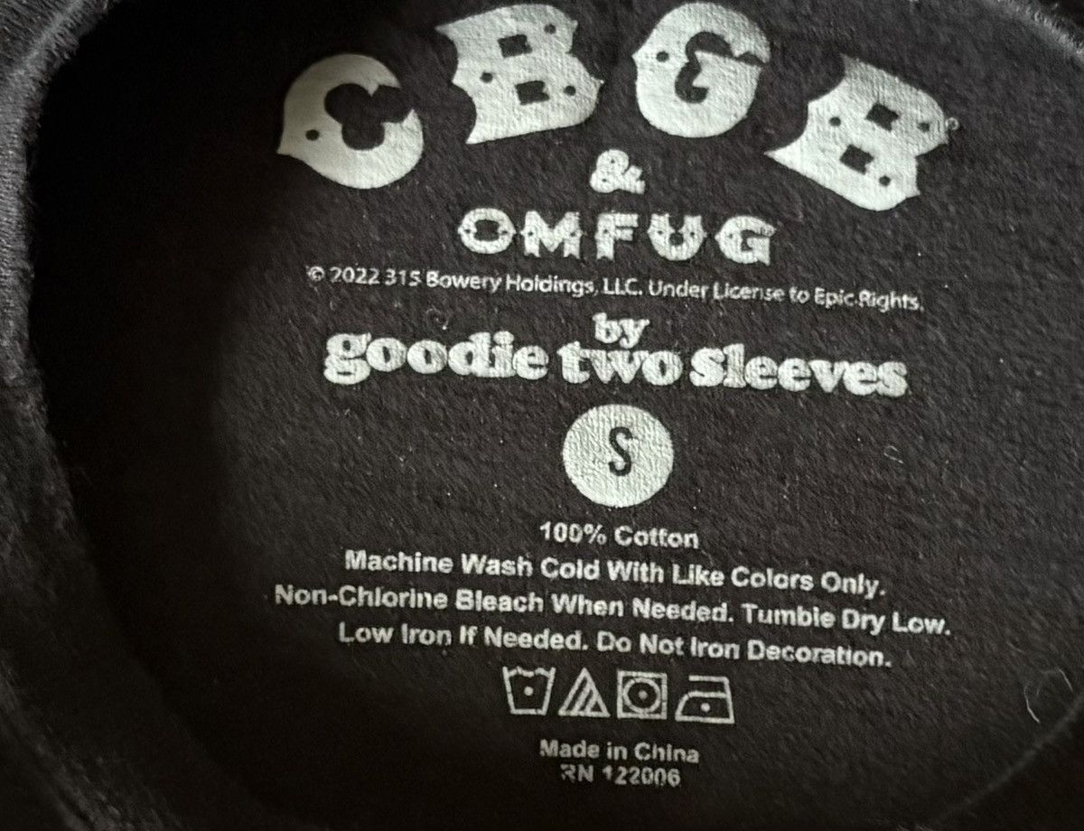Other CBGB X OMFUG Plaid Sleeve T-Shirt!! New Size US S / EU 44-46 / 1 - 5 Thumbnail