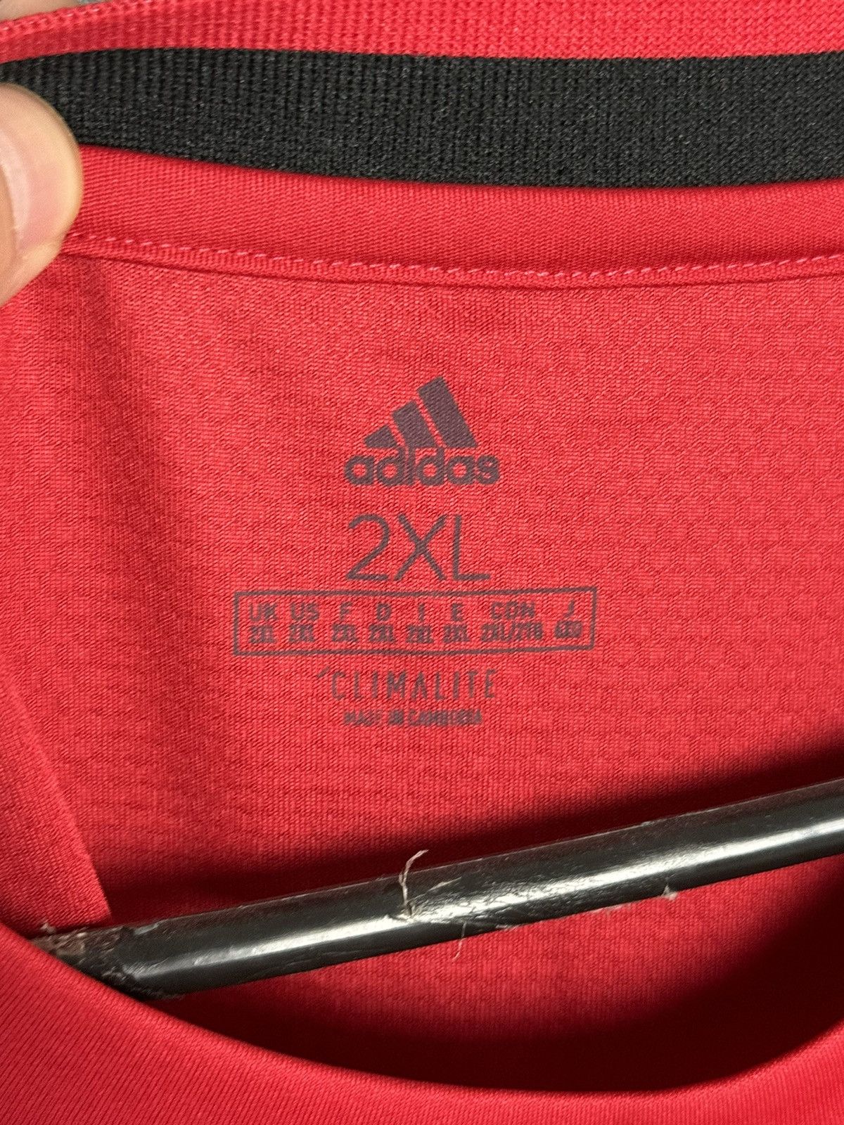 Adidas Manchester United 19/20 Home Football Jersey T-Shirt Size US XXL / EU 58 / 5 - 8 Thumbnail