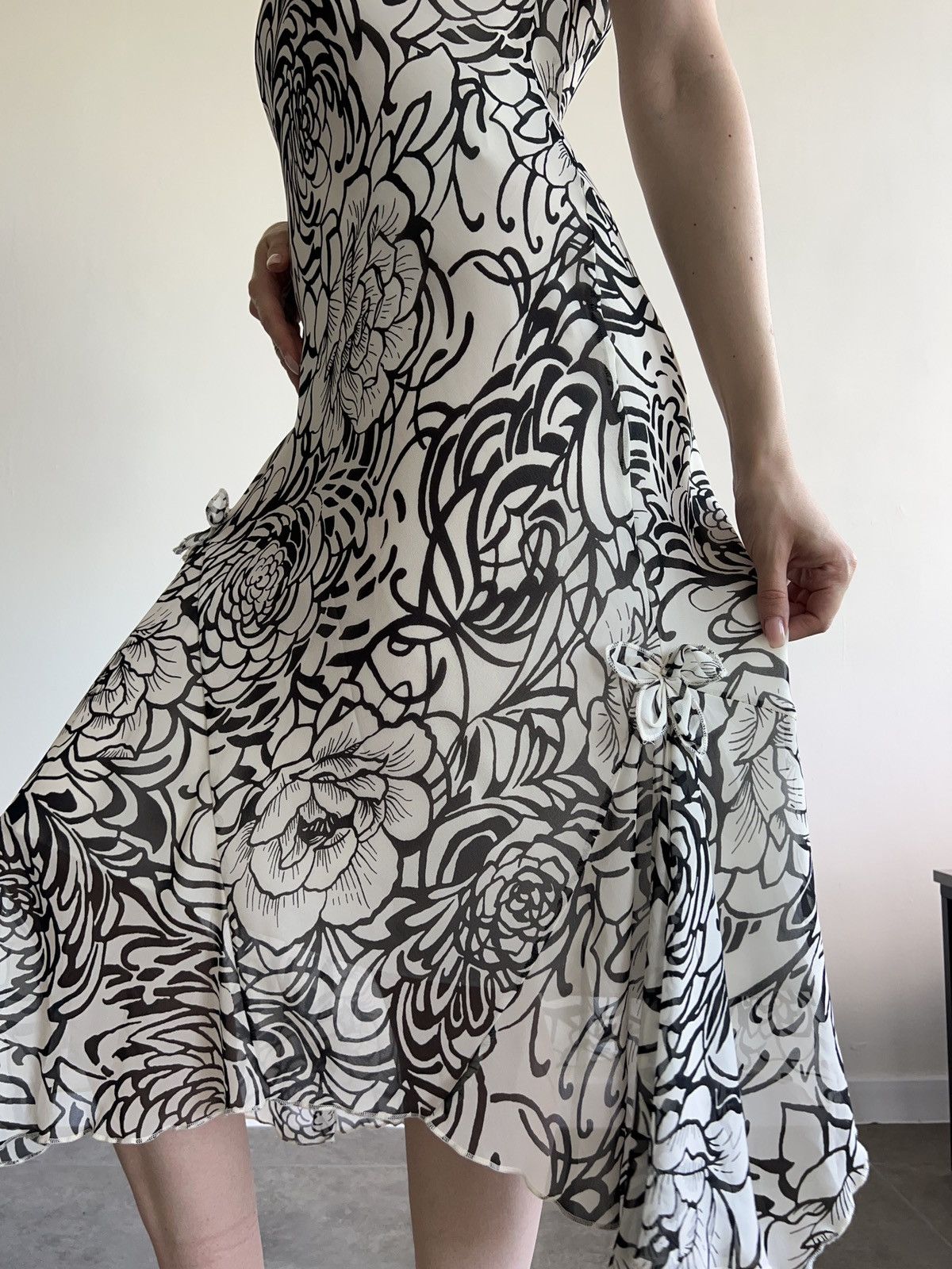 Marks & Spencer × Vintage Cute Vintage Floral sleeveless dress coquette 00s Size S / US 4 / IT 40 - 2 Thumbnail