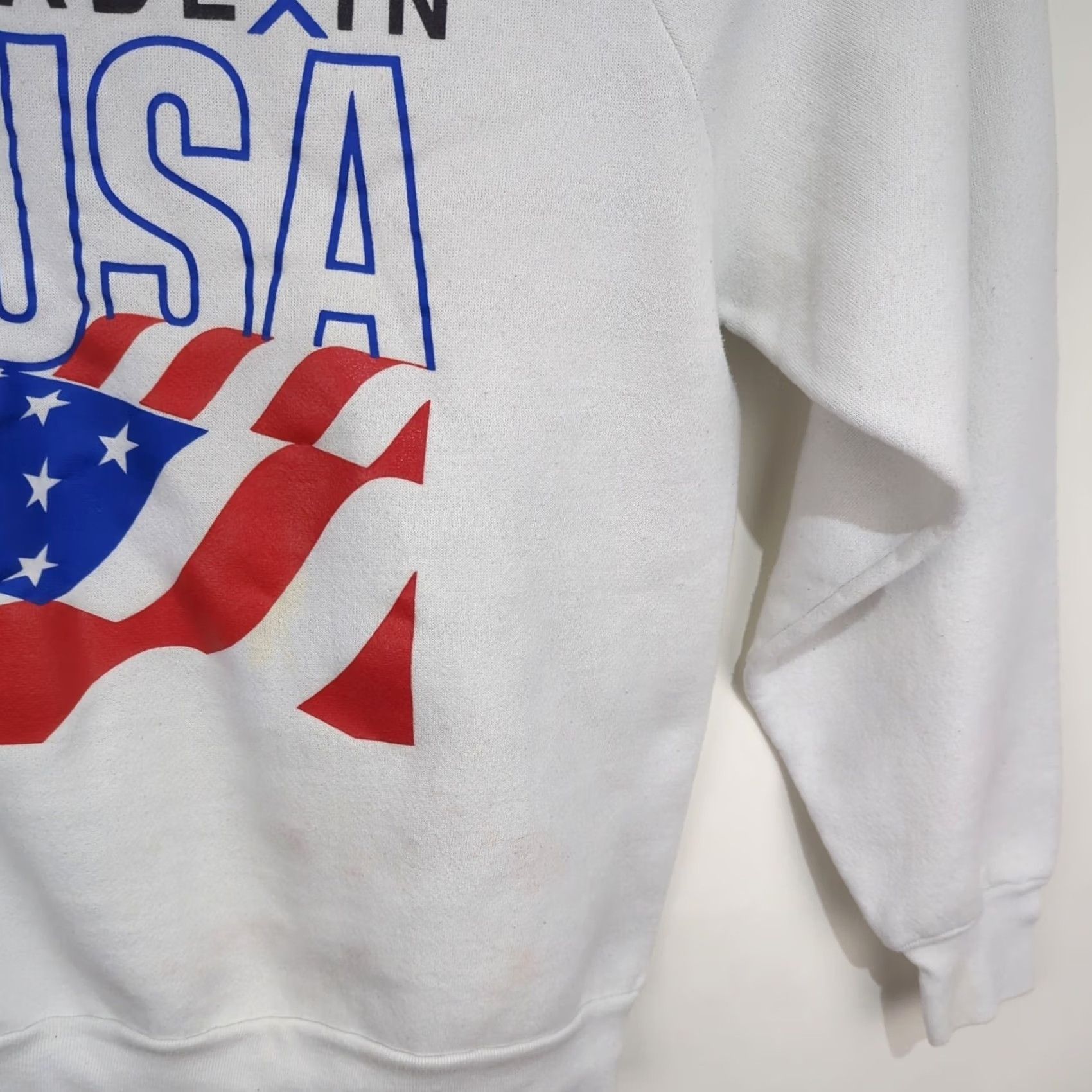 Vintage VINTAGE Miller USA Sweatshirt Crewneck White Large Unisex Adults Graphic Print Size US L / EU 52-54 / 3 - 6 Thumbnail