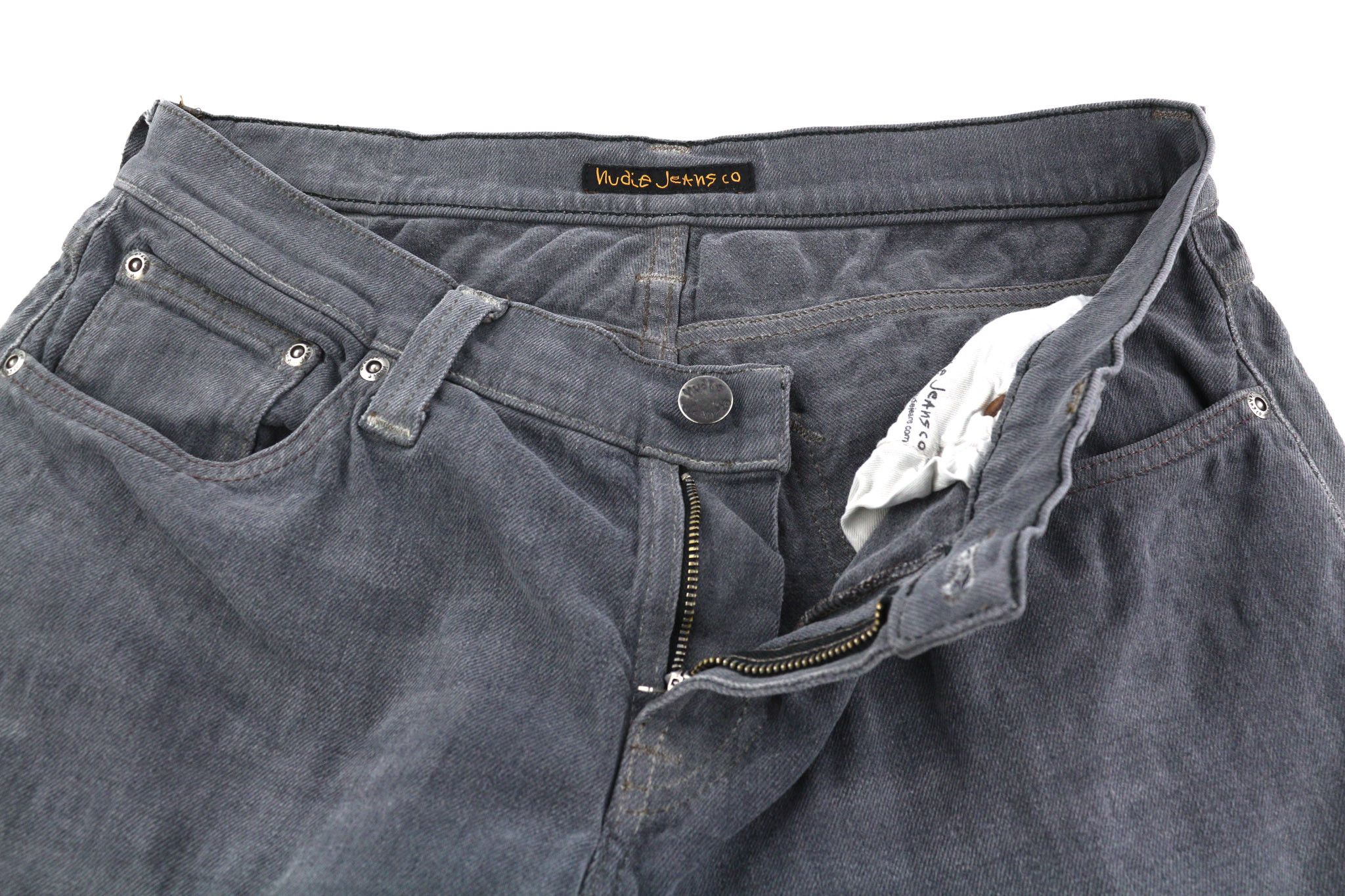 Nudie Jeans TIGHT LONG JOHN W30/L32 Organic Charcoal Leg 82695 Size US 30 / EU 46 - 4 Thumbnail