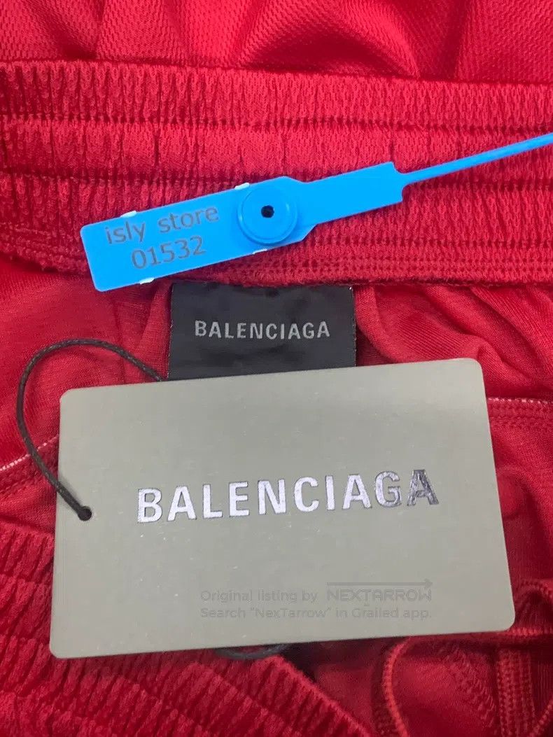 Balenciaga Balenciaga size M Alphabet Print Elastic Waist Straight Le Size US 27 - 5 Thumbnail