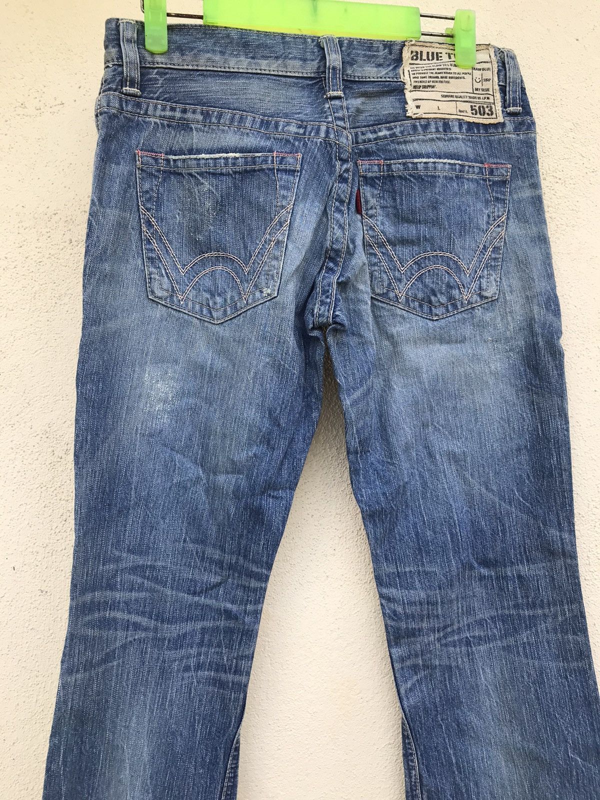 Edwin × Japanese Brand Edwin 503 Blue Trip Flare Size US 30 / EU 46 - 3 Thumbnail