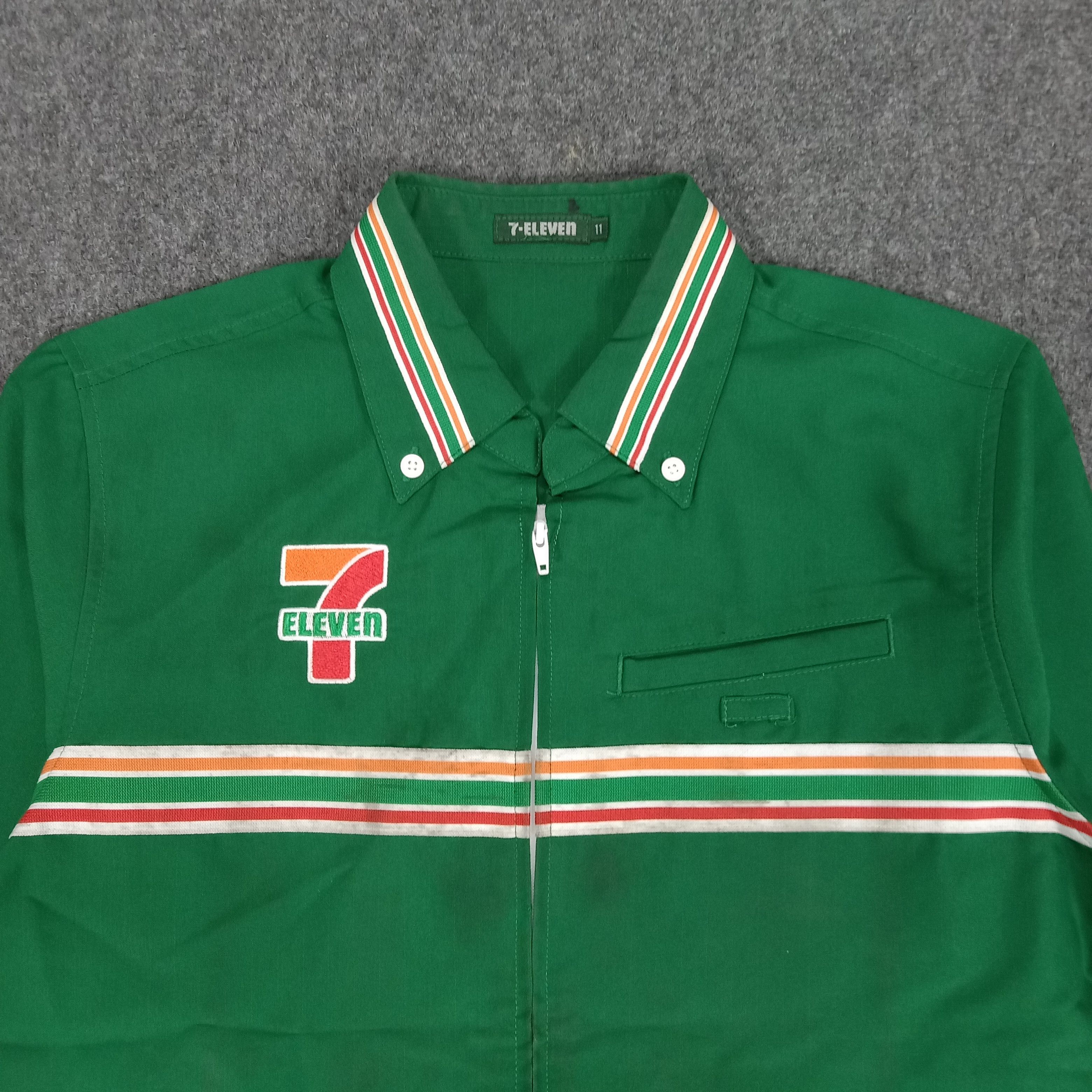 Japanese Brand × Vintage Vintage 7 Eleven Japanese Brand Uniform Jacket Size US S / EU 44-46 / 1 - 5 Thumbnail