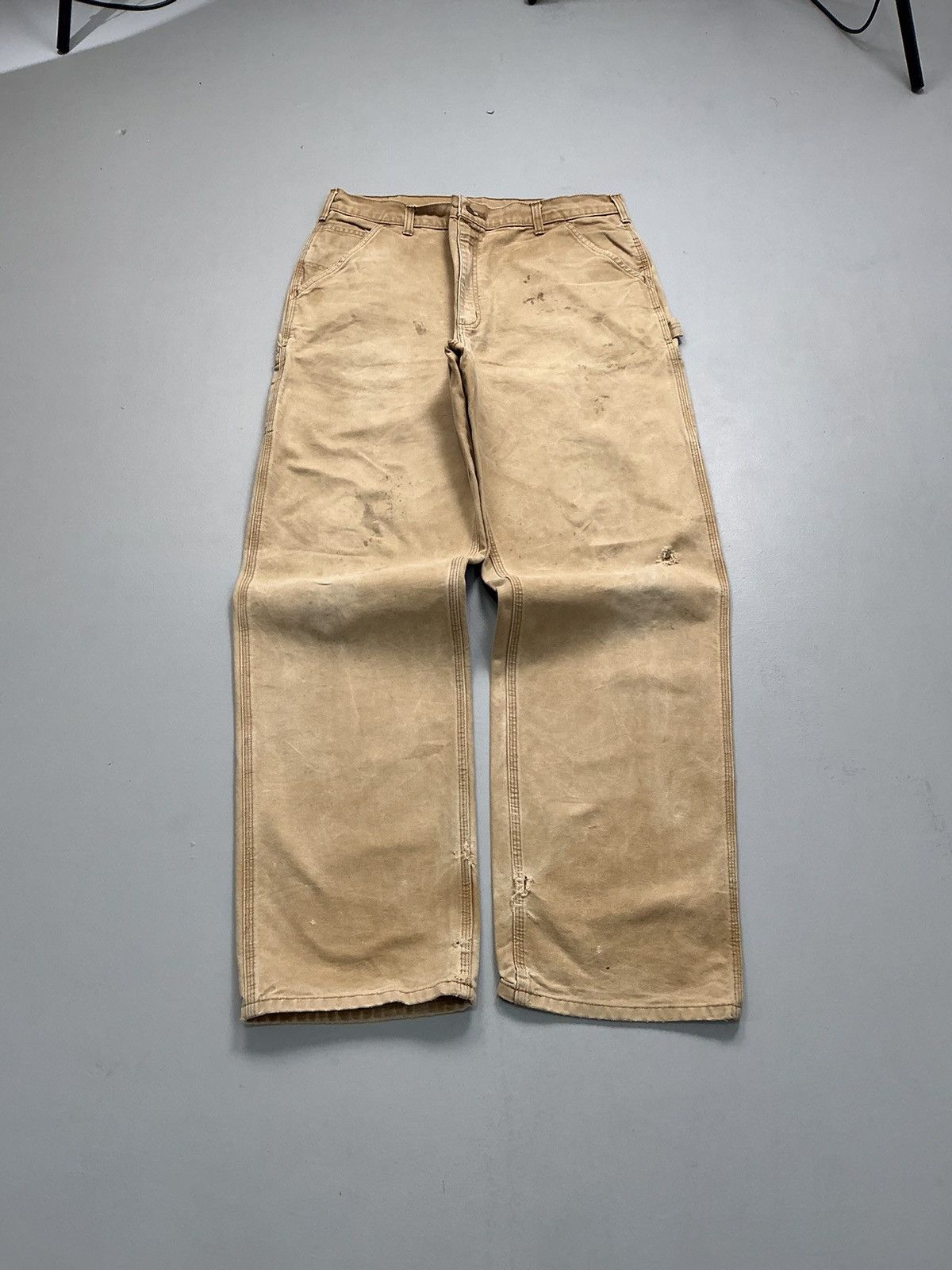 Carhartt Vintage Carhartt B11 BRN carpenter workwear denim Size US 38 / EU 54 - 1 Thumbnail