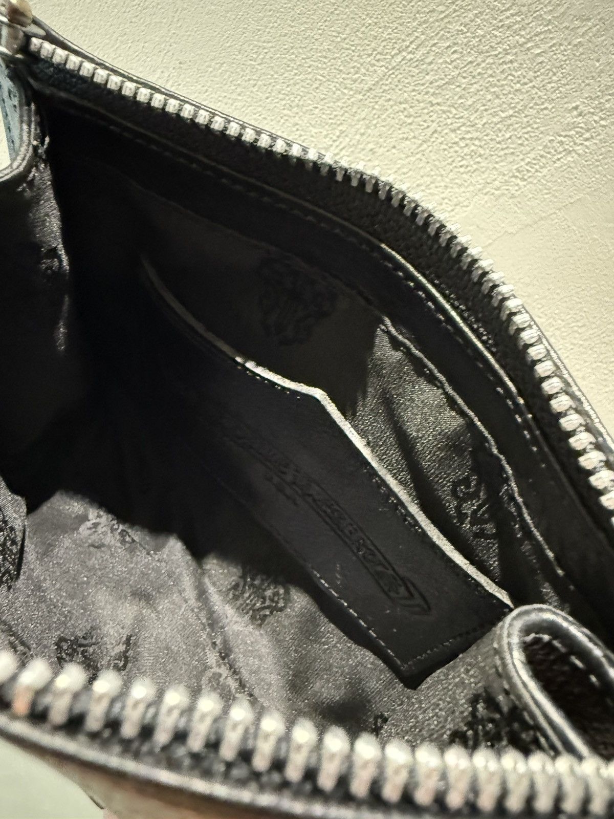 Chrome Hearts CHROME HEARTS RARE LEATHER POUCH / CLUTCH / WALLET Size ONE SIZE - 6 Thumbnail