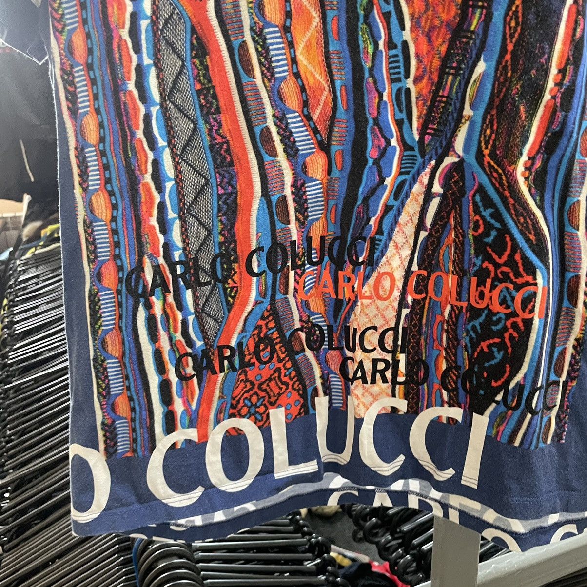 Carlo Colucci × If Six Was Nine Vintage Carlo Colucci Multicoloured Graphic Tee Shirt coogi Size US M / EU 48-50 / 2 - 2 Thumbnail
