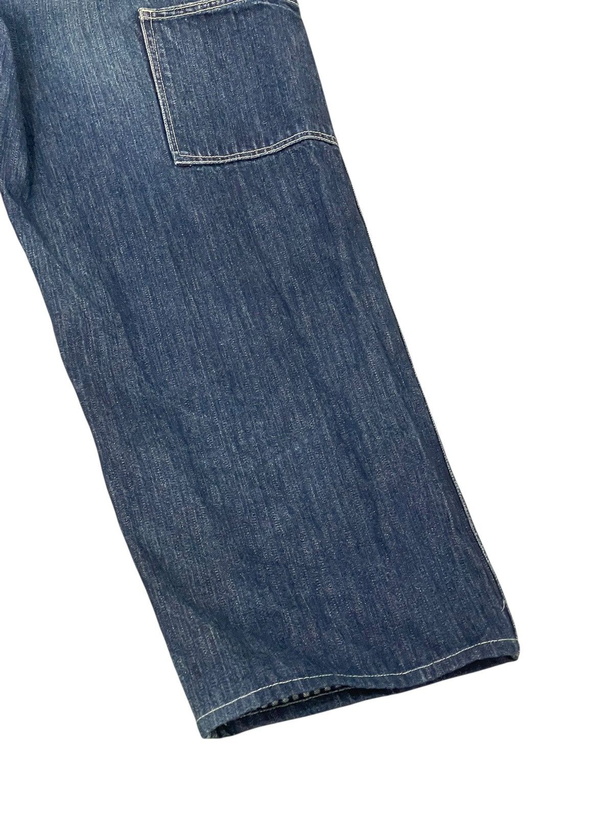 Evisu Rare Vtg 90s Evisu Overalls Denim Workwear 2🟦5 Size US 35 - 10 Thumbnail