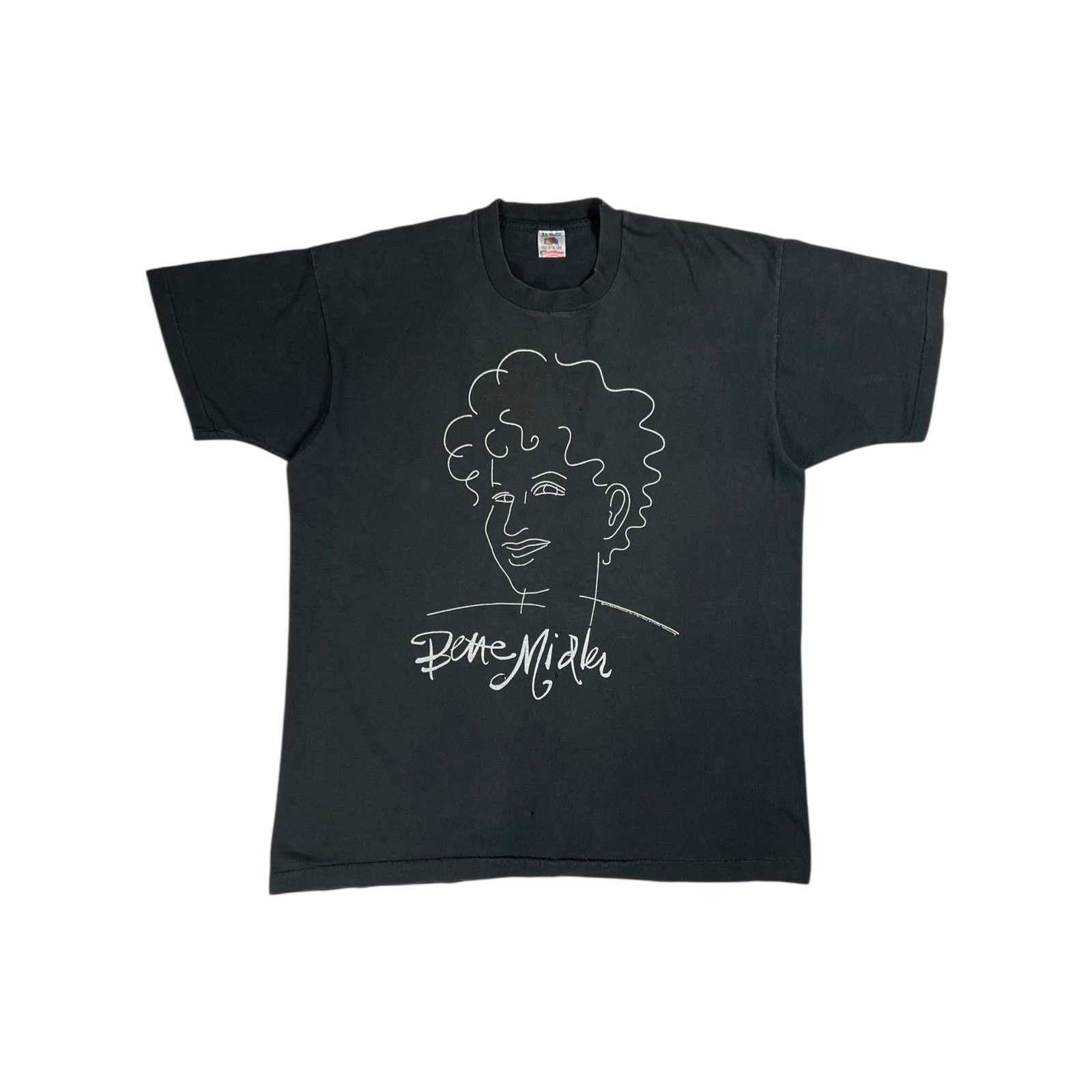 Fruit Of The Loom × Vintage Vintage 1993 Bette Midler illustration faded tee (XL) Size US XL / EU 56 / 4 - 1 Thumbnail
