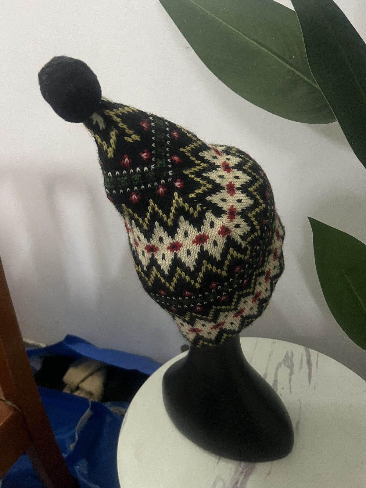 By Walid × Japanese Brand VINTAGE NAVAJO WOOL LONG BEANIE Size ONE SIZE - 8 Thumbnail