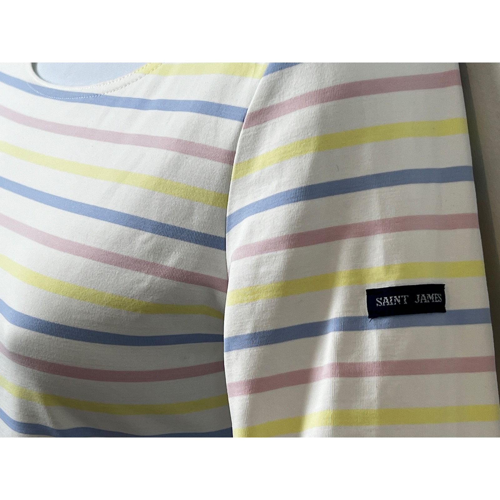 Saint James Saint James Breton Striped 3/4 Sleeve Garde-Cote Tee/6 Size M / US 6-8 / IT 42-44 - 3 Thumbnail