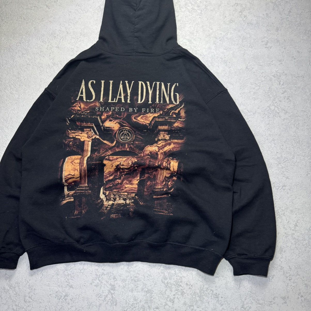 Band Tees Vintage As I Lay Dying “Shaped By Fire” Boxy Fit Band Hoodie Size US M / EU 48-50 / 2 - 3 Thumbnail