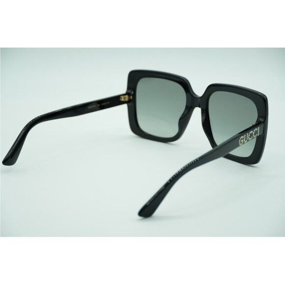 Gucci Gucci GG0418S 001 Sunglasses Black Square Frame, Grey Size ONE SIZE - 10 Thumbnail