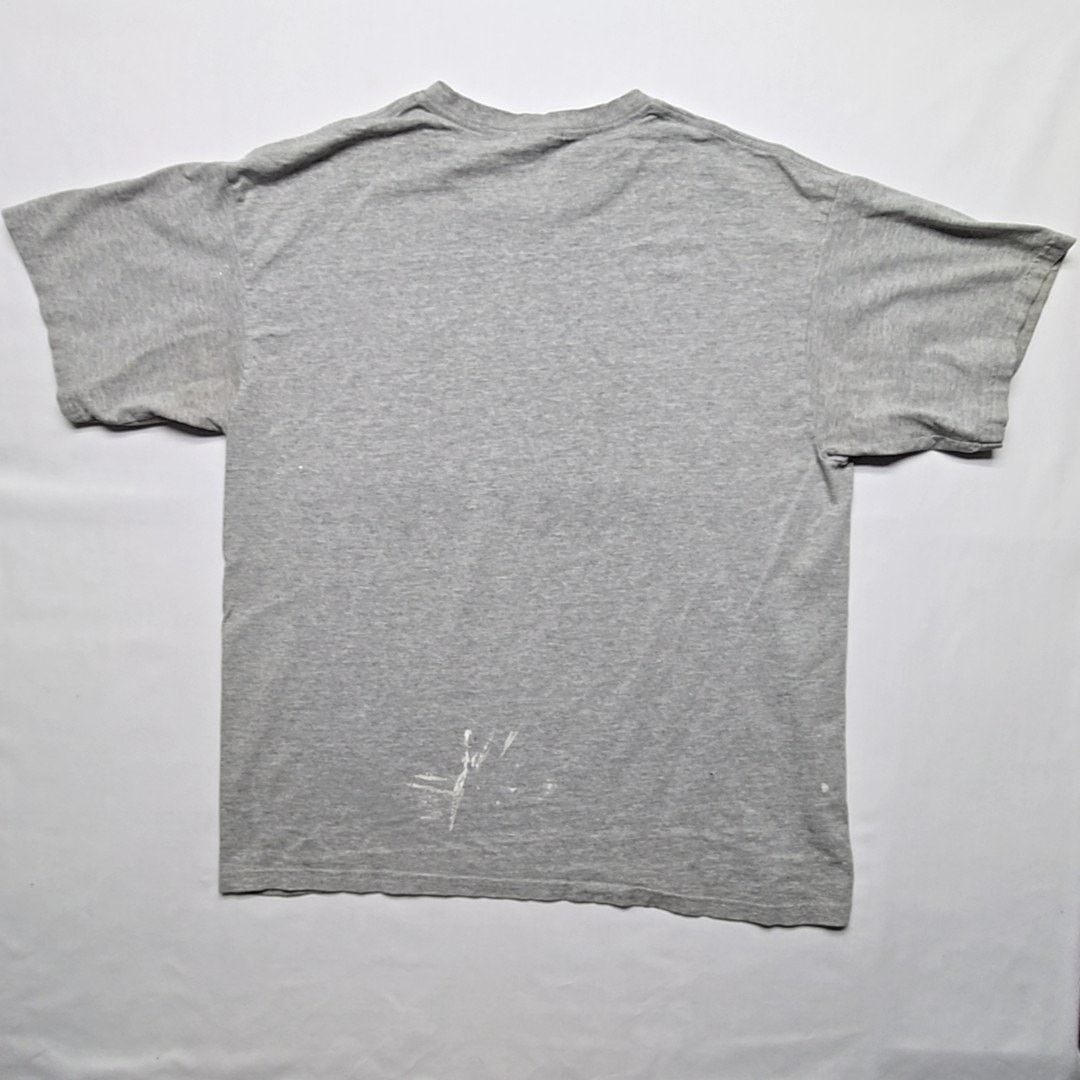 Nike Vintage Nike Paint Splatter Tee Gray Swoosh L Distressed Size US L / EU 52-54 / 3 - 9 Thumbnail