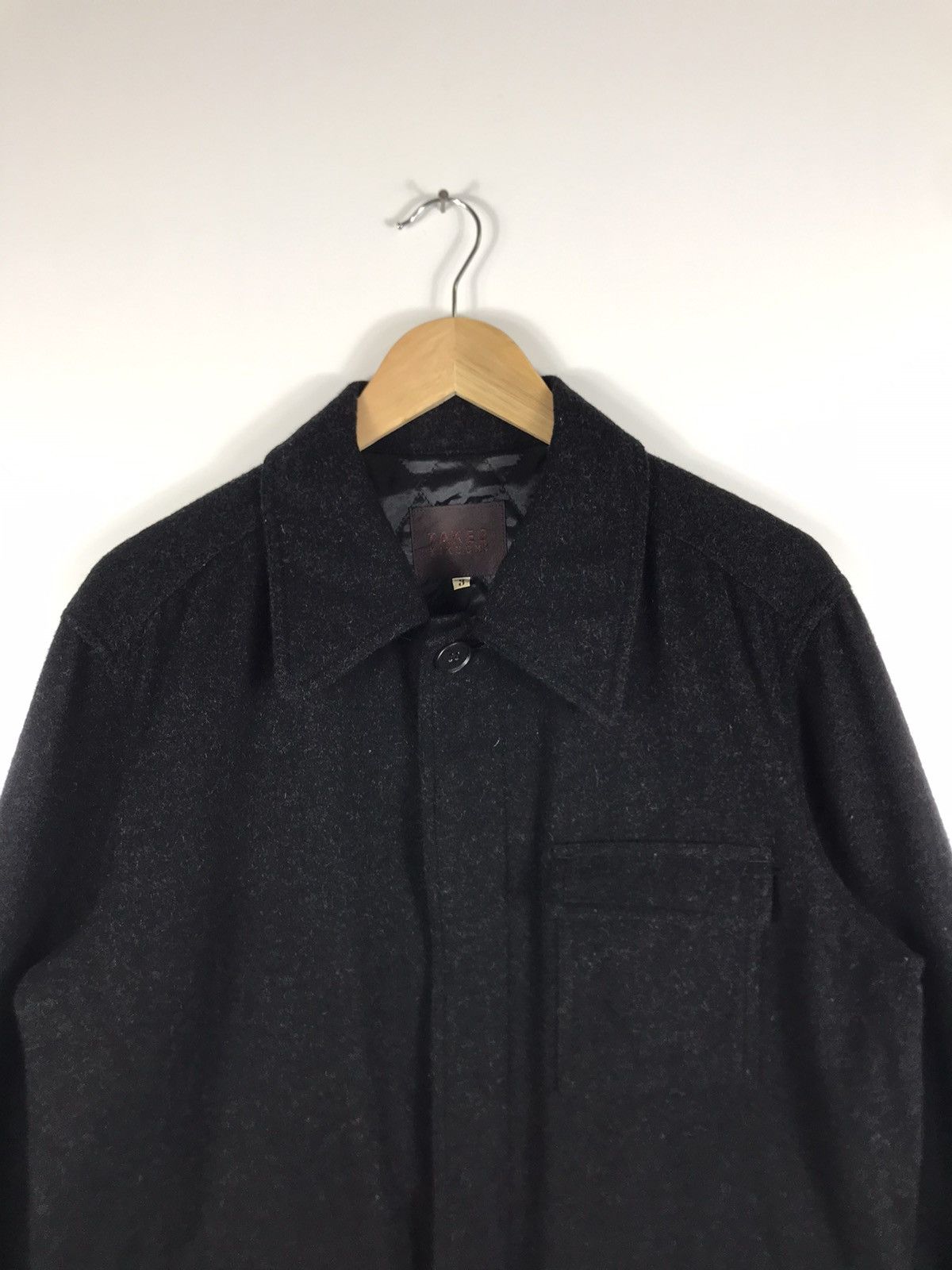 Japanese Brand × Takeo Kikuchi ⚡️Vintage Takeo Kikuchi Wool Button Chore Shirt Jacket Size US M / EU 48-50 / 2 - 4 Thumbnail