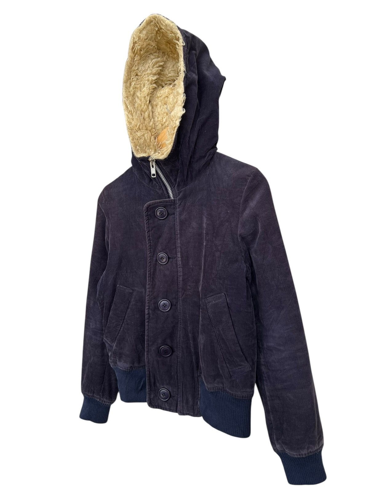 Issey Miyake Issey Miyake Sunaokuwahara Corduroy Fleece Hoodie Jacket Size US S / EU 44-46 / 1 - 3 Thumbnail