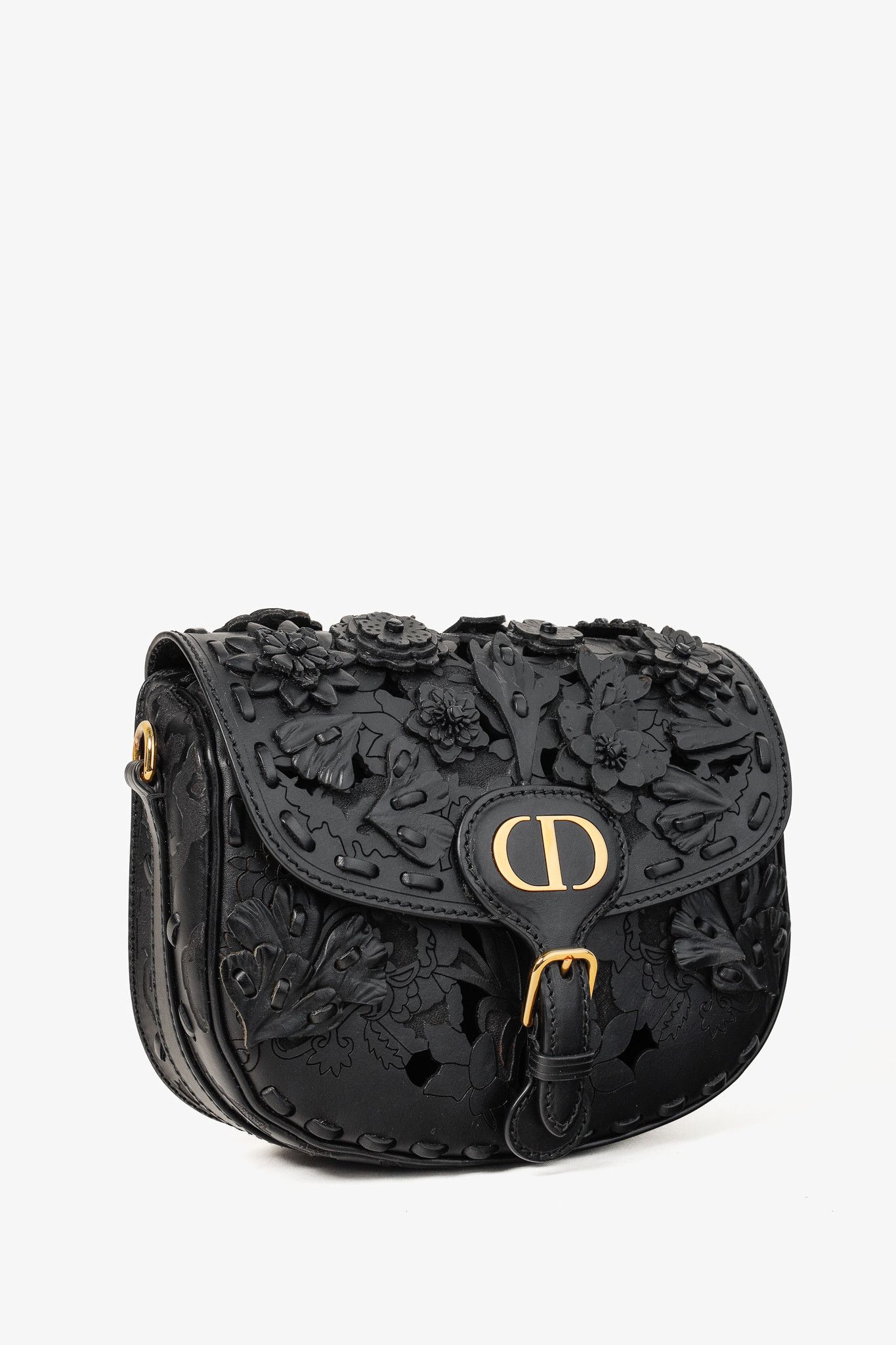 Dior Christian Dior Bobby Medium Floral Applique Shoulder Bag Size ONE SIZE - 1 Thumbnail
