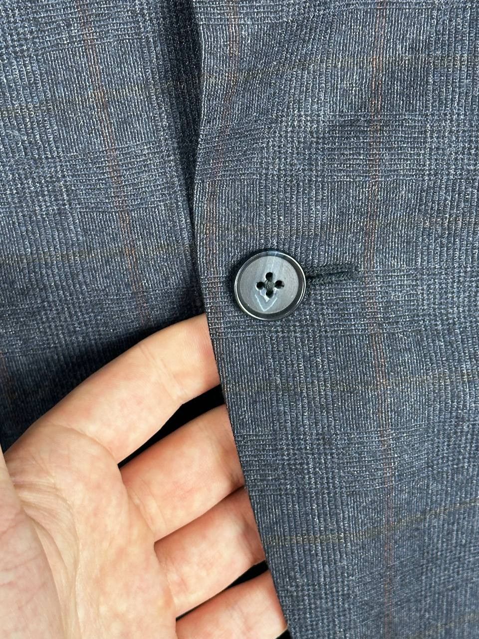 L.B.M. 1911 LBM 1911 Tailored Lana Wool Check Blazer Size 46R - 9 Thumbnail