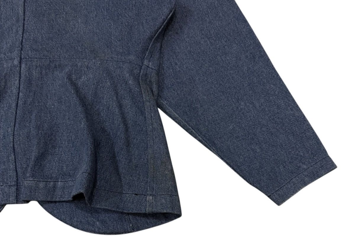 Y's Vintage Y’s Sample By Yohji Yamamoto Mandarin Denim Jacket Size M / US 6-8 / IT 42-44 - 13 Thumbnail