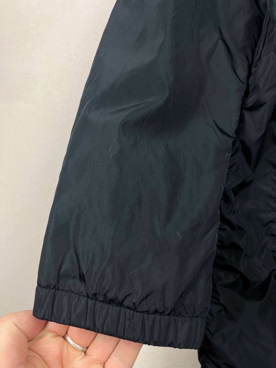 Prada PRADA Black Long Overcoat Men's Size 46 Zipper Logo Accent Size US S / EU 44-46 / 1 - 6 Thumbnail