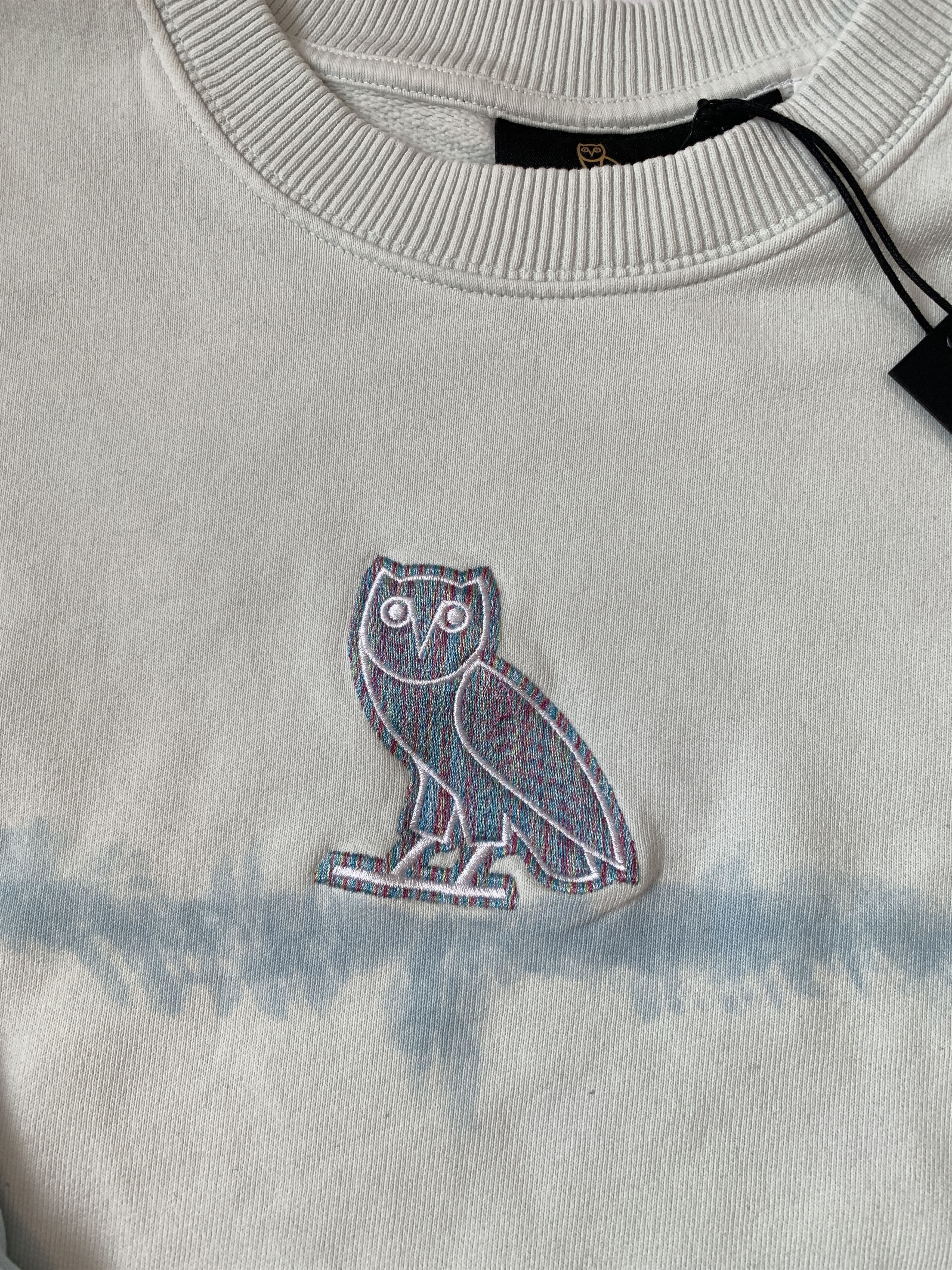 Drake OVO Women's Tie-Dye Owl Crewneck Sky Blue Size M / US 6-8 / IT 42-44 - 4 Thumbnail