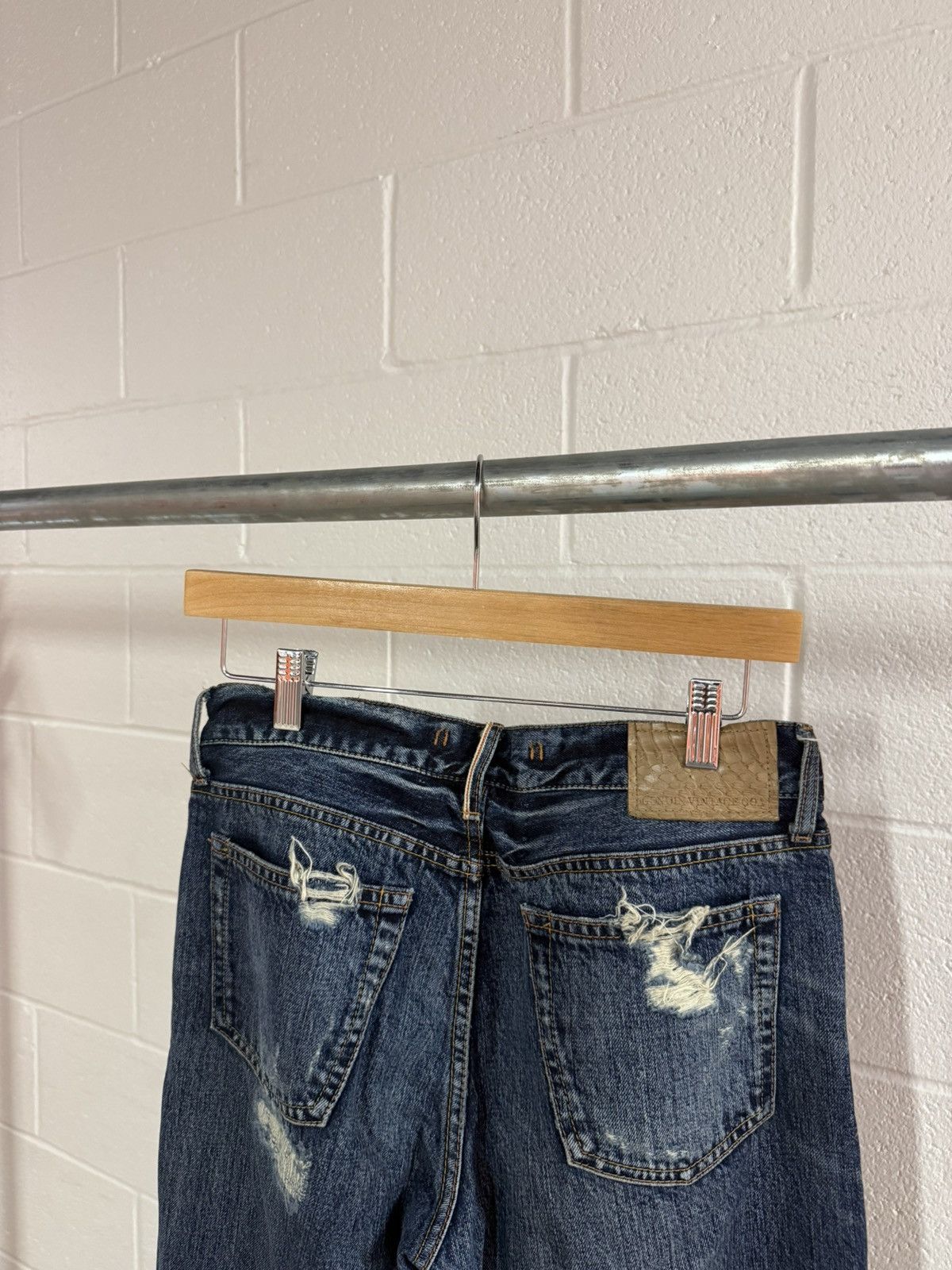 Vintage vintage distressed denim Size US 28 / EU 44 - 3 Thumbnail