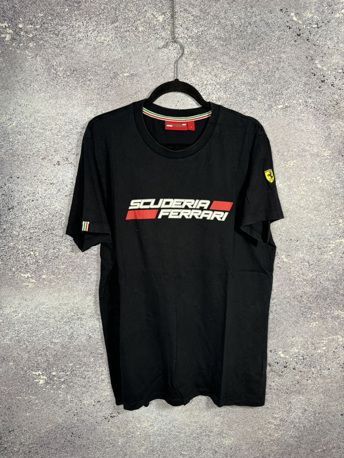 Ferrari × Formula 1 × Vintage Vintage Ferrari Scuderia Black T Shirt Racing F-1 L size Size US L / EU 52-54 / 3 - 1 Thumbnail