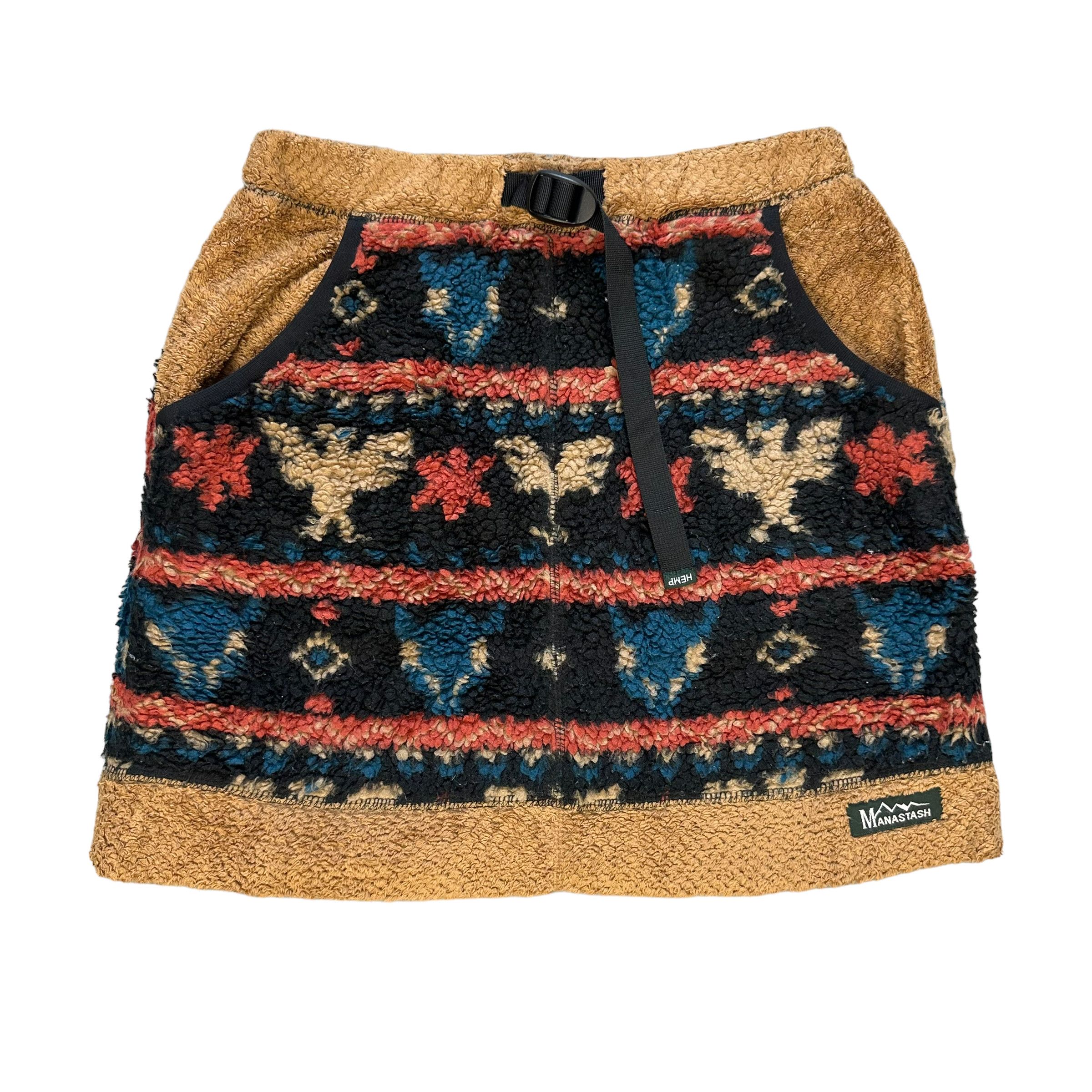Manastash MANATASH DEEP PILE FLEECE BELTED SKIRTS #7452-147 Size 28" / US 6 / IT 42 - 1 Thumbnail