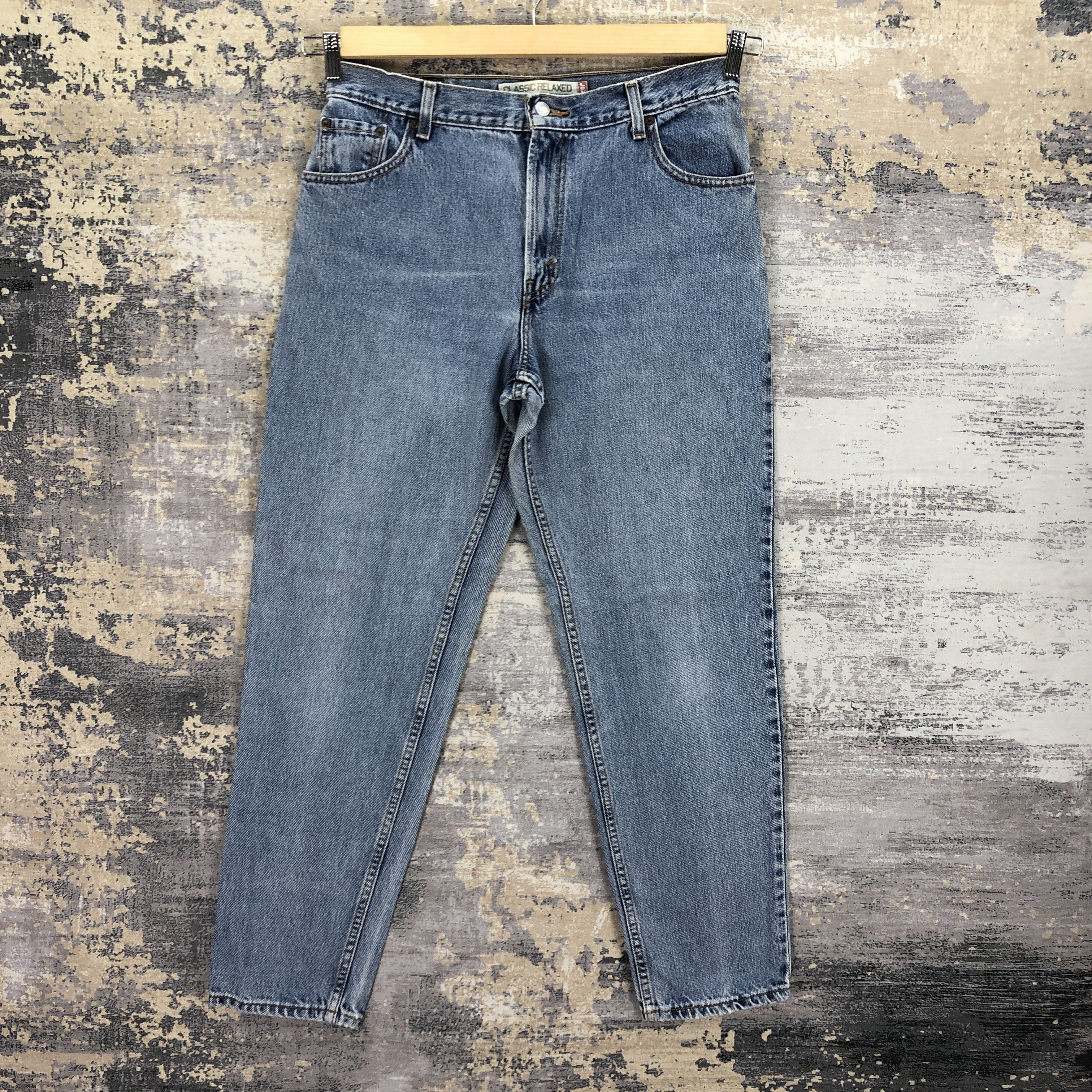 Levi's Vintage 90s Levis 550 Light Wash Jeans Levi's Faded Denim Size US 32 / EU 48 - 1 Thumbnail