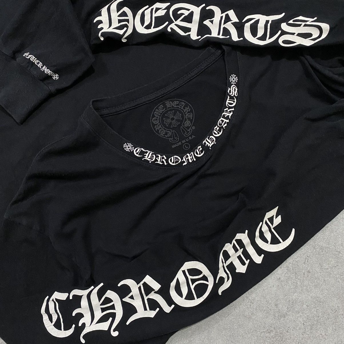 Chrome Hearts Chrome Heart Neck logo Longsleeve Size US L / EU 52-54 / 3 - 6 Thumbnail