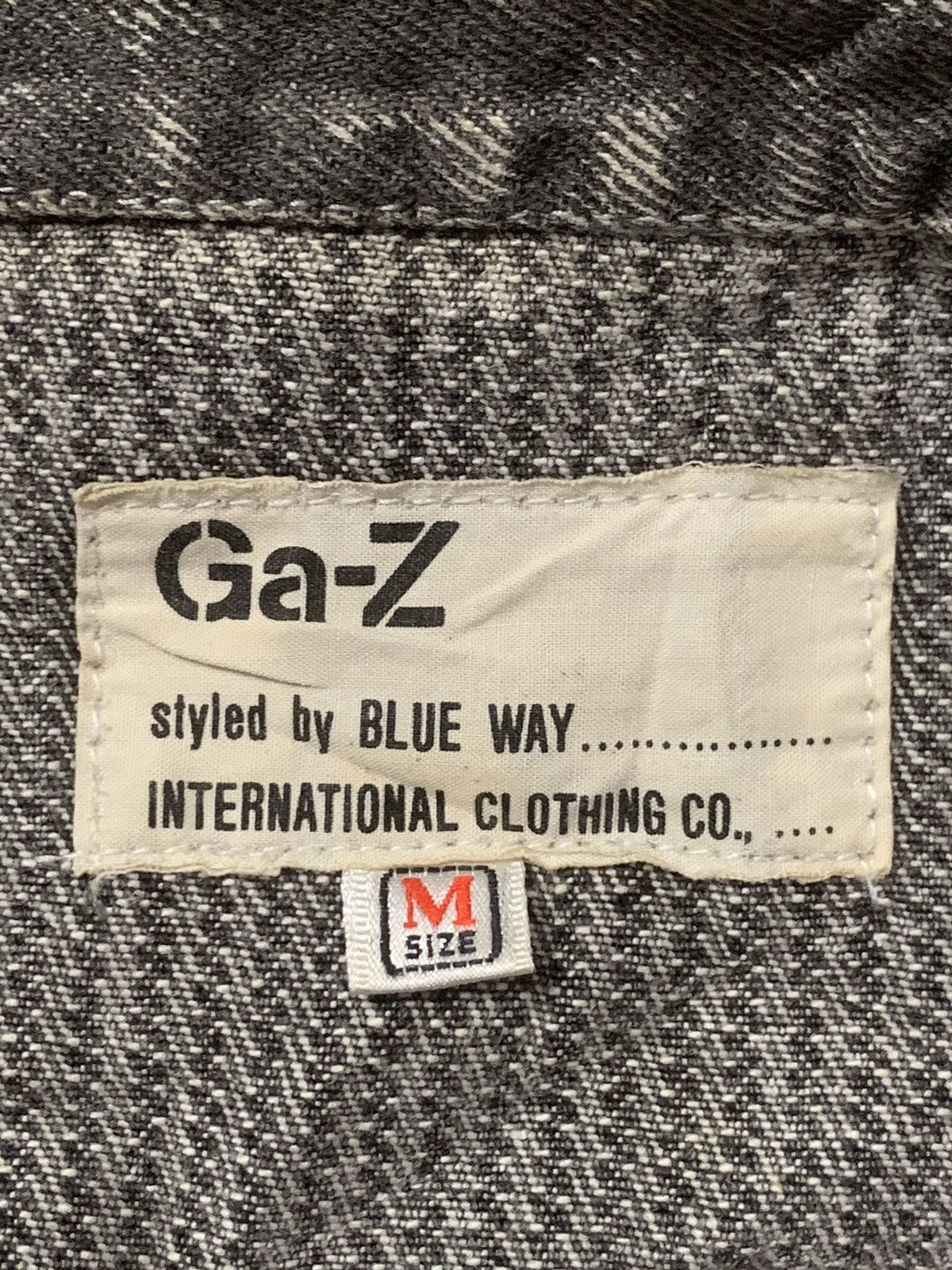 Japanese Brand Rare Design Vintage Ga-Z Blue Way Denim Jackets Size US M / EU 48-50 / 2 - 4 Thumbnail