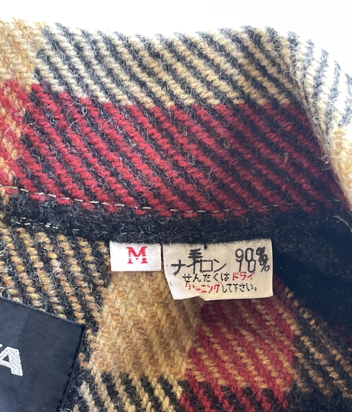 Flannel Vintage 90s Wool Checked Flannel Shirt Size US M / EU 48-50 / 2 - 9 Thumbnail