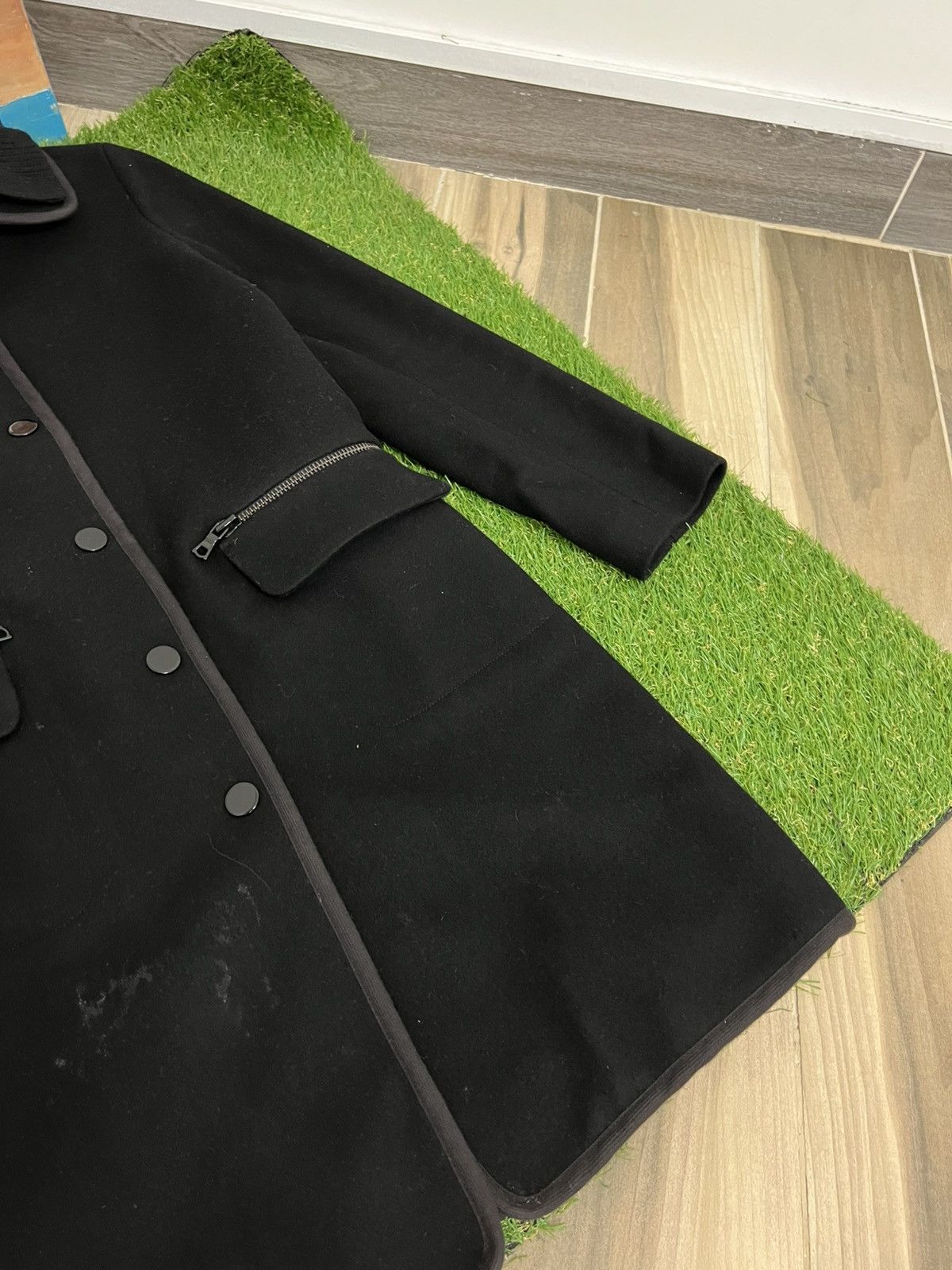 Sandro wool cashmere blend coat